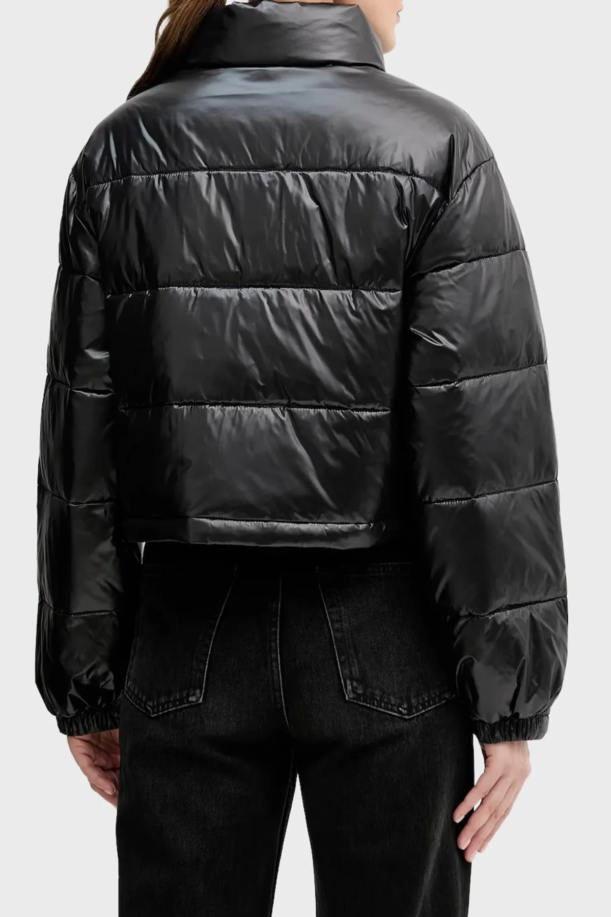 Calvin Klein Kapitoneli Regular Fit Dik Yaka Şişme LV047D504GUB1 Bayan Mont LV047D504G UB1 SİYAH - 3