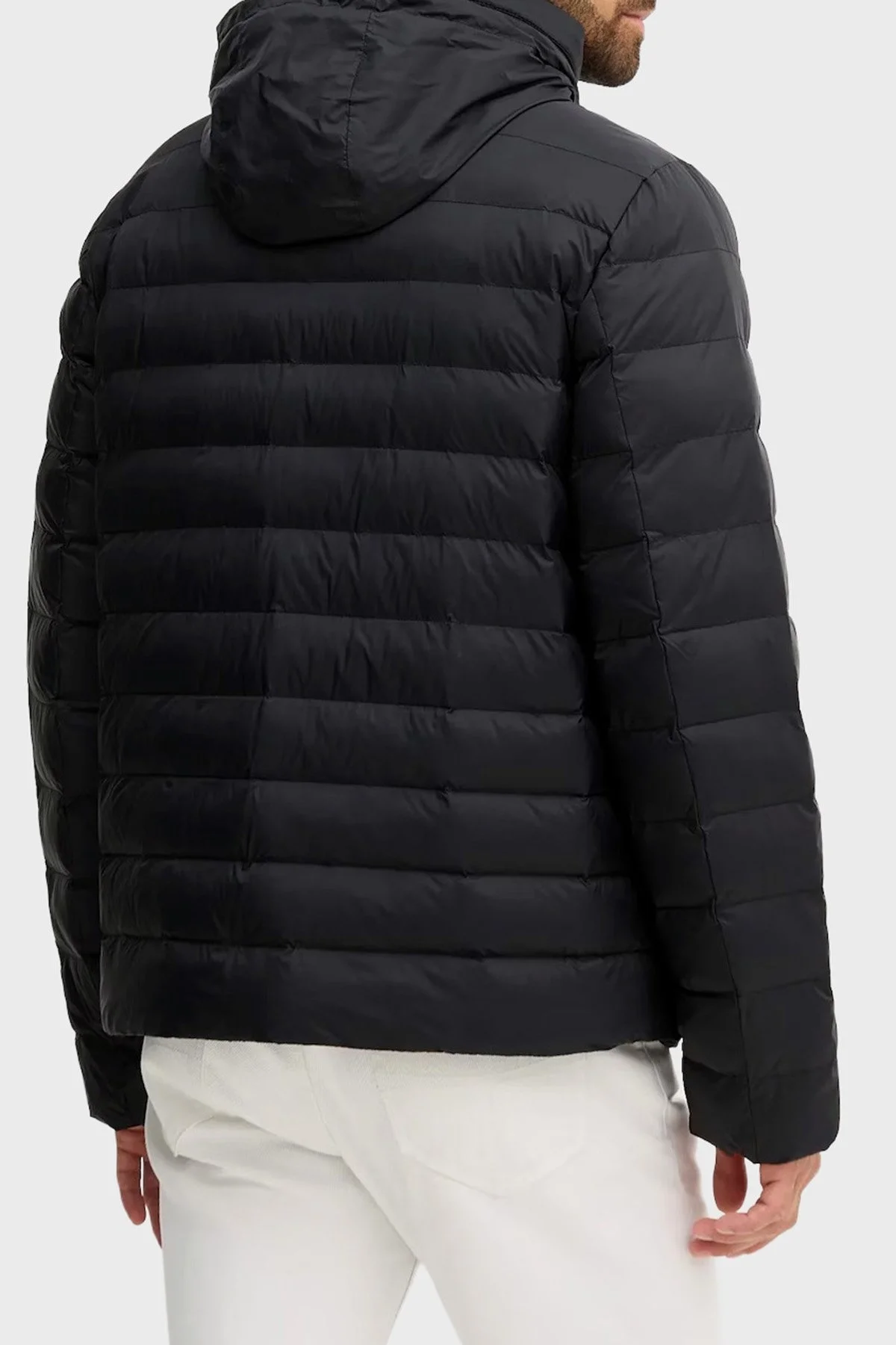 Calvin Klein Kapitoneli Regular Fit Gizlenebilir Kapüşonlu LV04RC511GUB1 Erkek Mont LV04RC511G UB1 SİYAH - 3