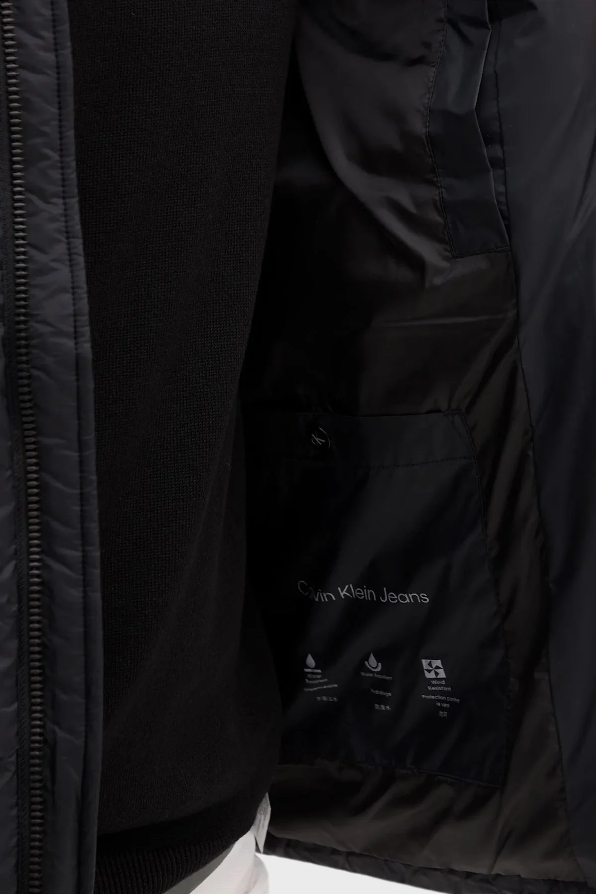 Calvin Klein Kapitoneli Regular Fit Gizlenebilir Kapüşonlu LV04RC511GUB1 Erkek Mont LV04RC511G UB1 SİYAH - 5