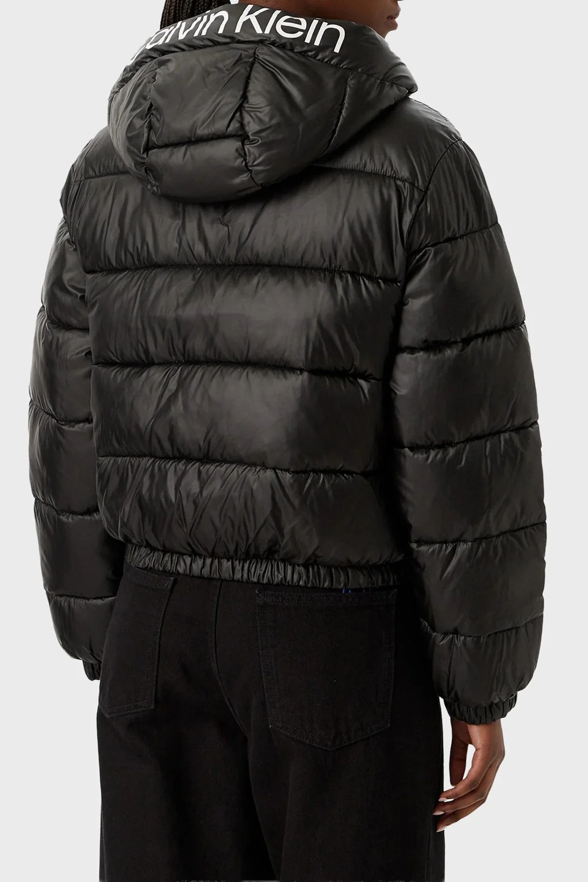 Calvin Klein Kapitoneli Regular Fit Kapüşon Yaka LV047G507GUB1 Kadın Mont LV047G507G UB1 SİYAH - 3
