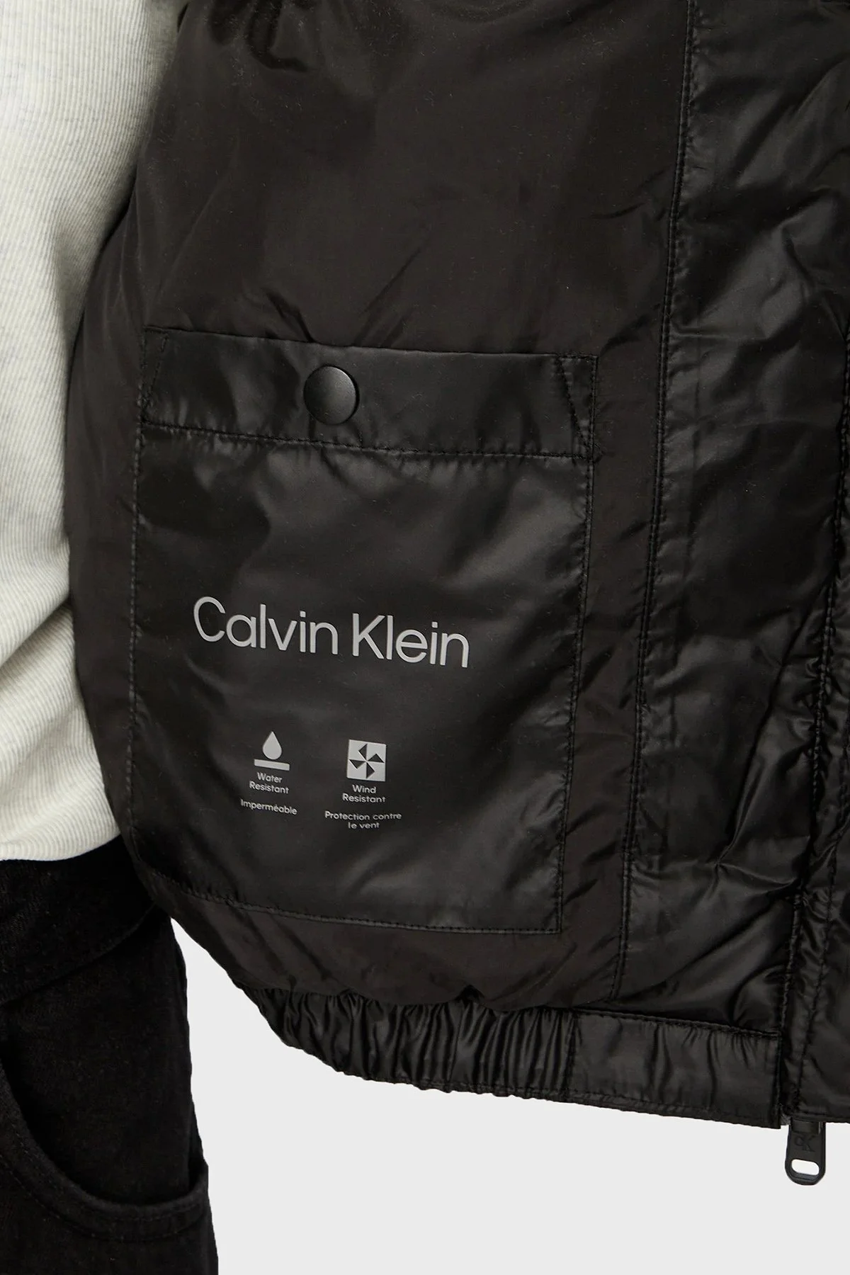 Calvin Klein Kapitoneli Regular Fit Kapüşon Yaka LV047G507GUB1 Kadın Mont LV047G507G UB1 SİYAH - 6