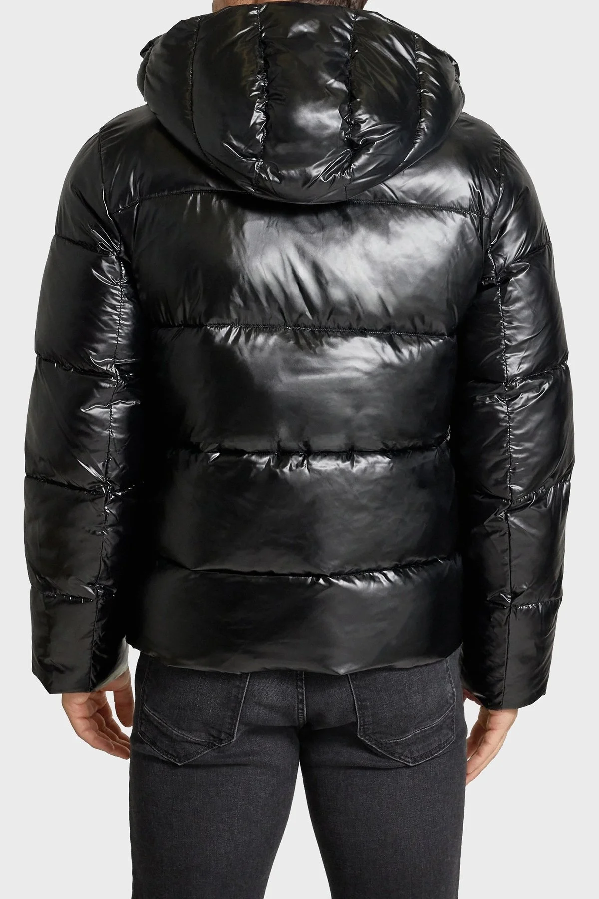 Calvin Klein Kapitoneli Regular Fit Kapüşonlu Şişme K10K113721BEH Erkek Mont K10K113721 BEH SİYAH - 2