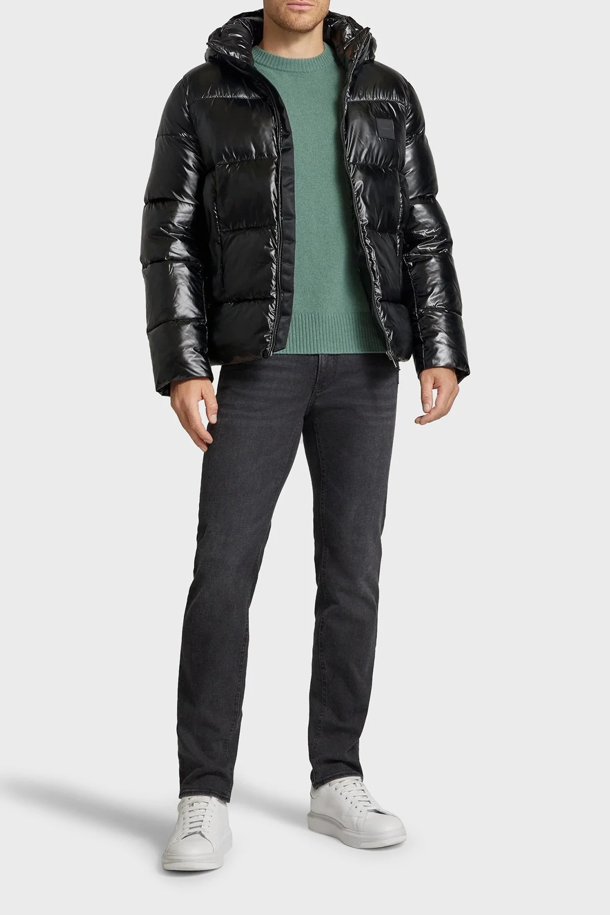 Calvin Klein Kapitoneli Regular Fit Kapüşonlu Şişme K10K113721BEH Erkek Mont K10K113721 BEH SİYAH - 3