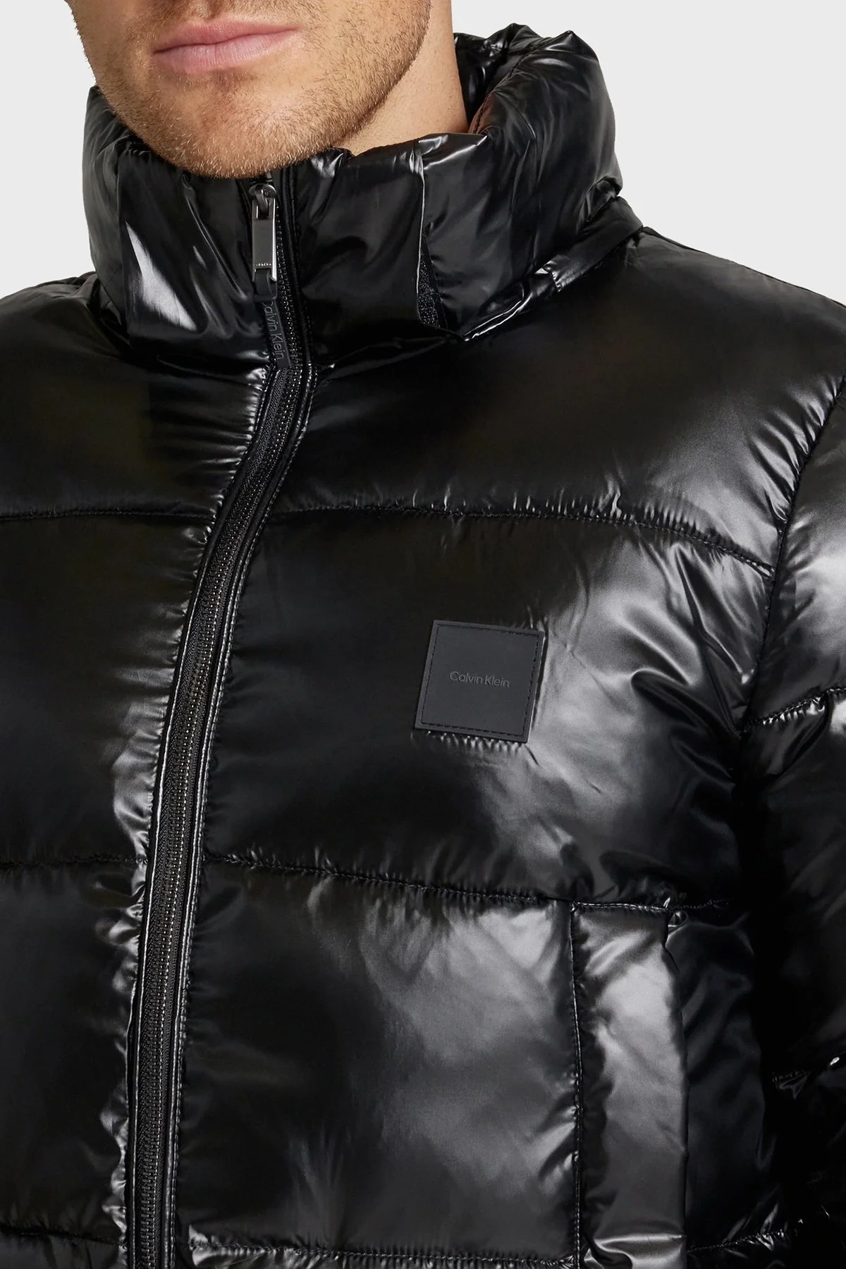 Calvin Klein Kapitoneli Regular Fit Kapüşonlu Şişme K10K113721BEH Erkek Mont K10K113721 BEH SİYAH - 4