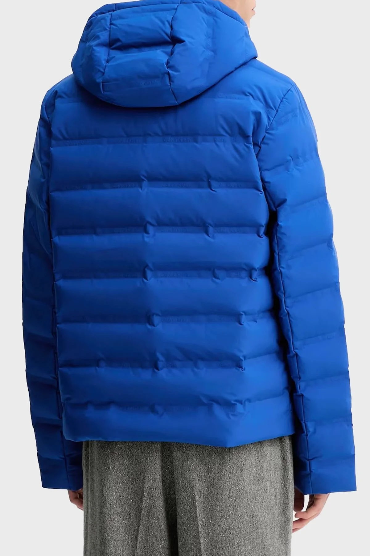 Calvin Klein Kapitoneli Regular Fit Kapüşonlu Şişme LV04LD521GC65 Erkek Mont LV04LD521G C65 MAVİ - 3