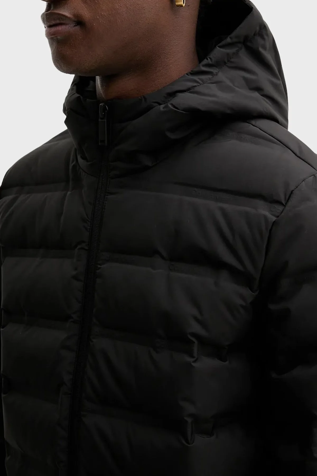 Calvin Klein Kapitoneli Regular Fit Kapüşonlu Şişme LV04LD521GUB1 Erkek Mont LV04LD521G UB1 SİYAH - 4