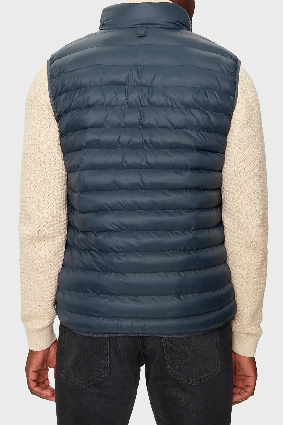 Calvin Klein Kapitoneli Regular Fit Su İtici Dik Yaka Şişme K10K113470PPK Erkek Yelek K10K113470 PPK MAVİ - 3