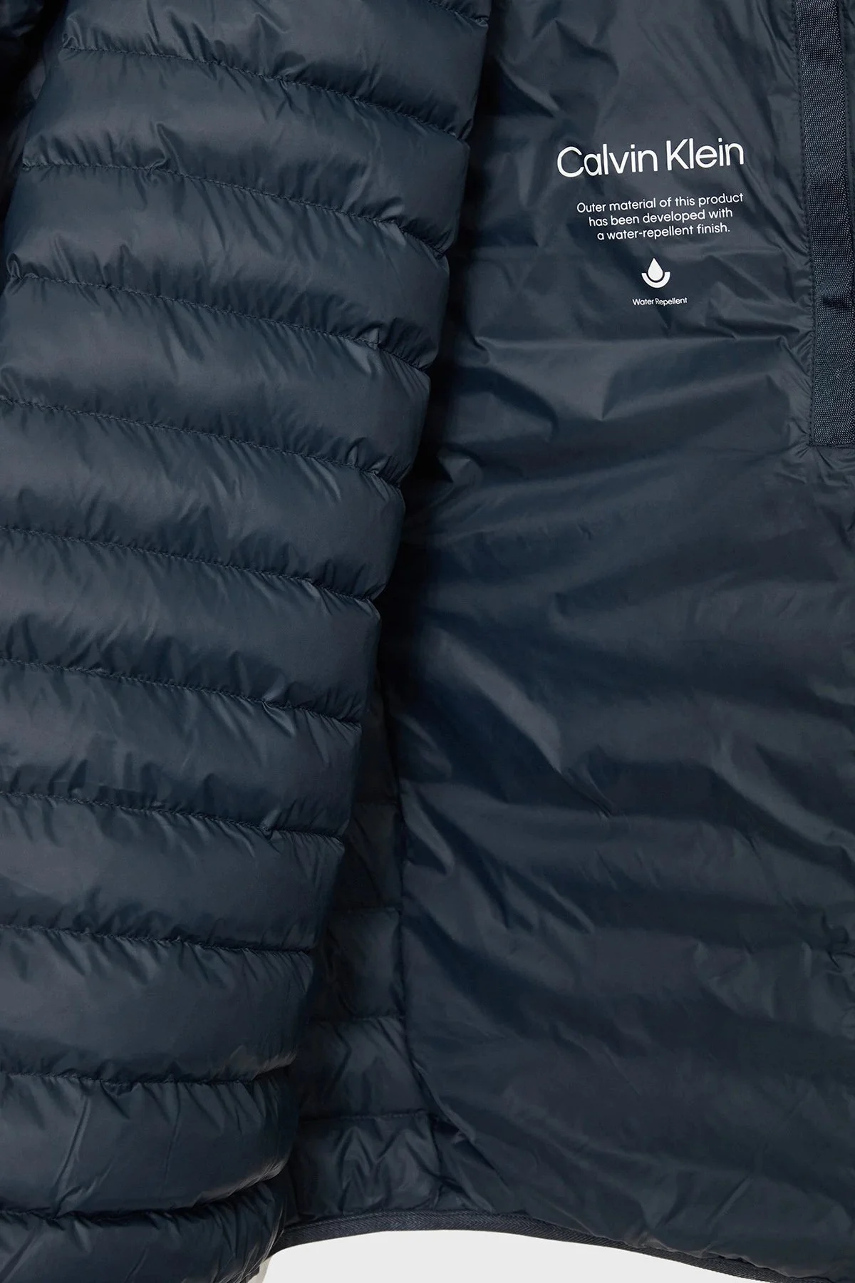 Calvin Klein Kapitoneli Regular Fit Su İtici Dik Yaka Şişme K10K113470PPK Erkek Yelek K10K113470 PPK MAVİ - 4