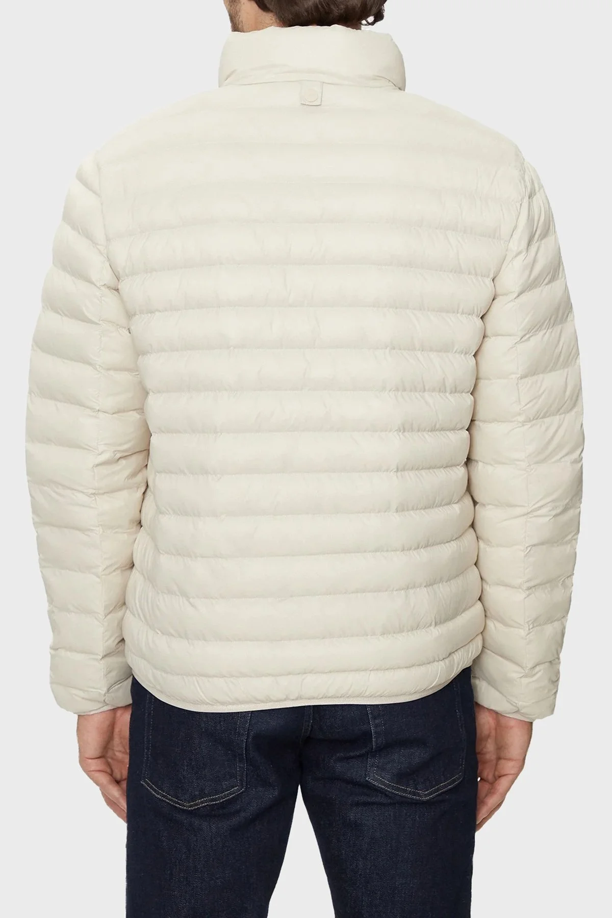 Calvin Klein Kapitoneli Regular Fit Su İtici Dik Yaka Şişme K10K113474ACE Erkek Mont K10K113474 ACE BEJ - 3