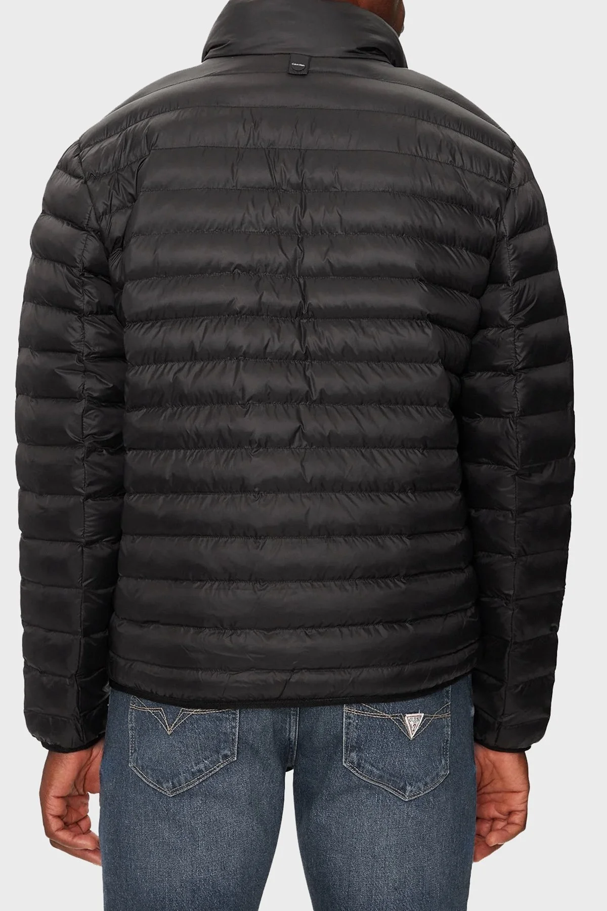 Calvin Klein Kapitoneli Regular Fit Su İtici Dik Yaka Şişme K10K113474BEH Erkek Mont K10K113474 BEH SİYAH - 2
