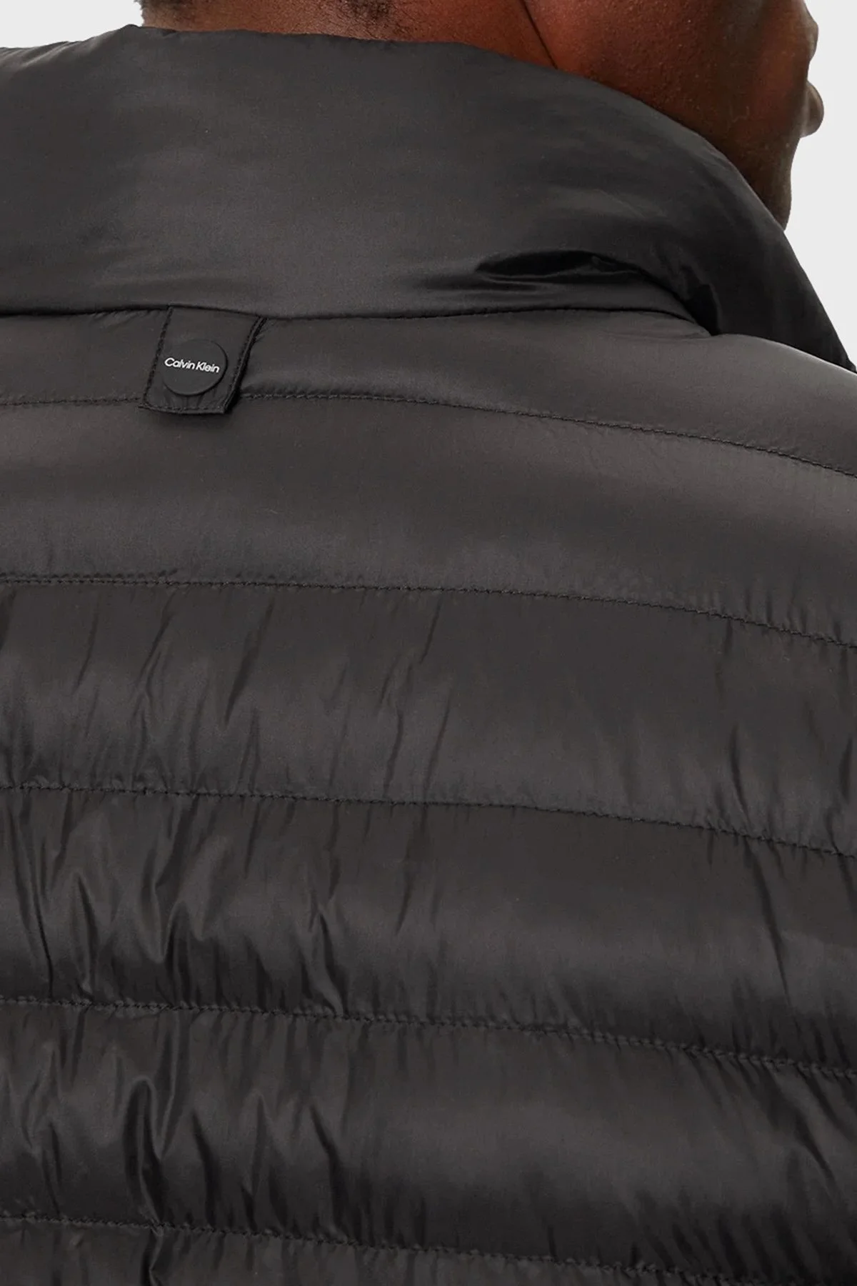 Calvin Klein Kapitoneli Regular Fit Su İtici Dik Yaka Şişme K10K113474BEH Erkek Mont K10K113474 BEH SİYAH - 6