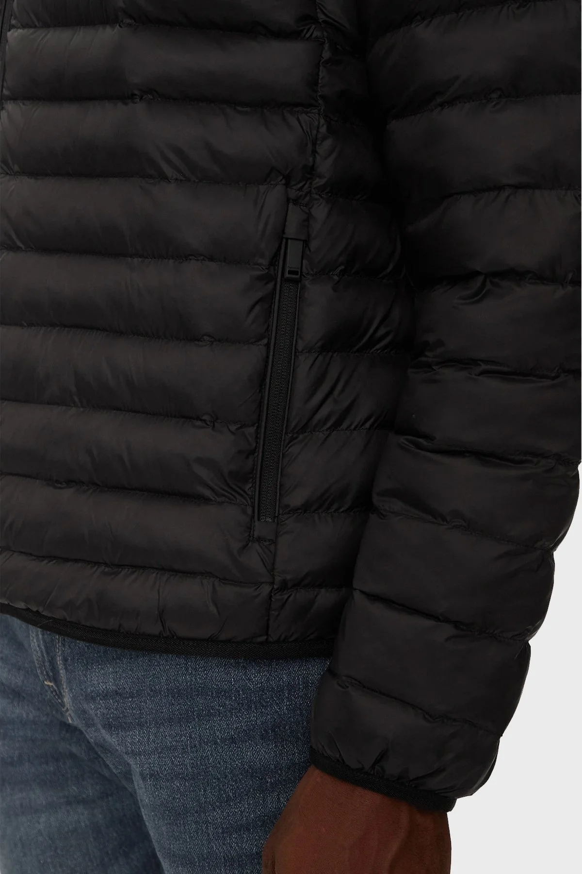 Calvin Klein Kapitoneli Regular Fit Su İtici Dik Yaka Şişme K10K113474BEH Erkek Mont K10K113474 BEH SİYAH - 7