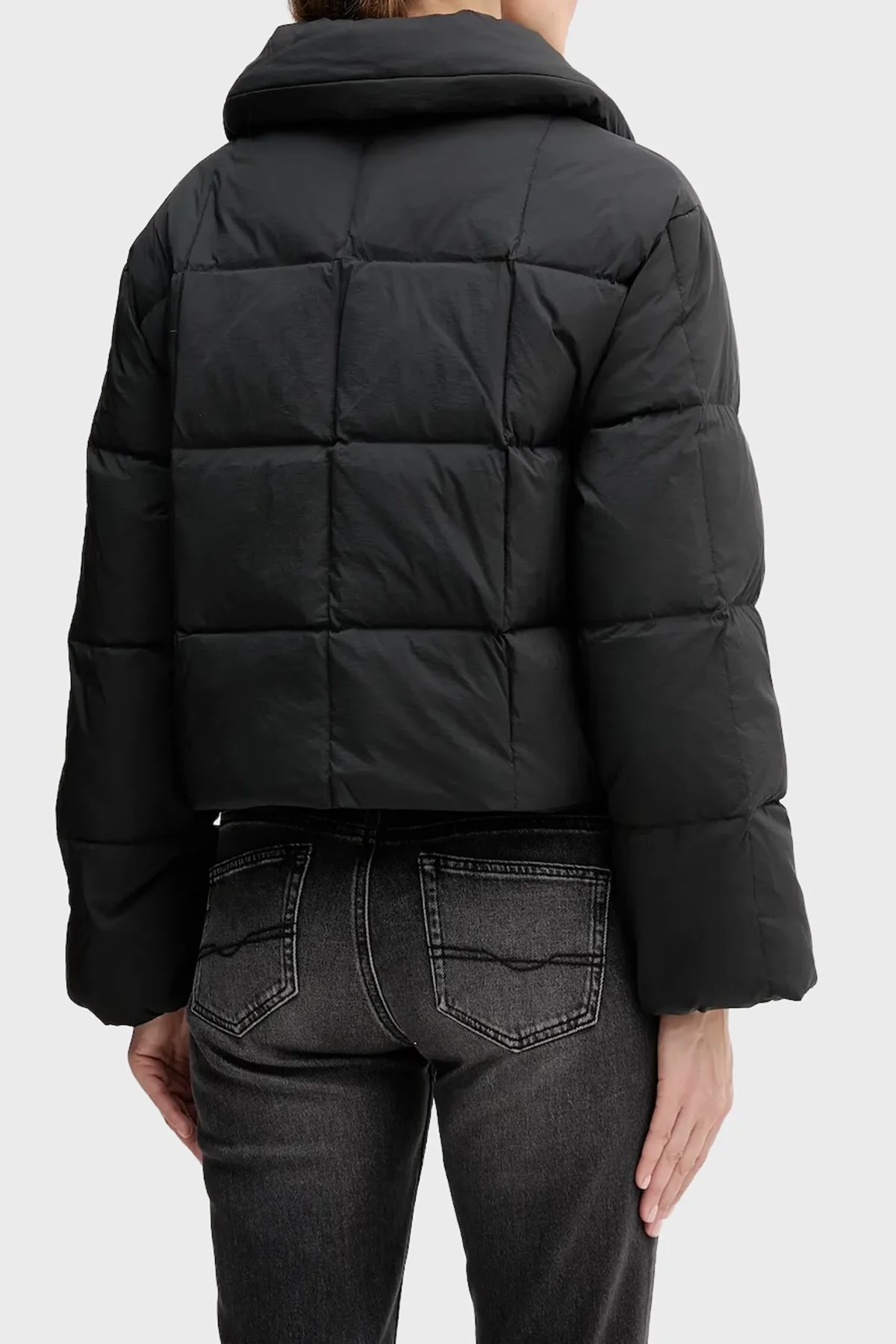 Calvin Klein Kapitoneli Relaxed Fit Suya Dayanıklı Şişme LV044D521GUB1 Bayan Mont LV044D521G UB1 SİYAH - 3