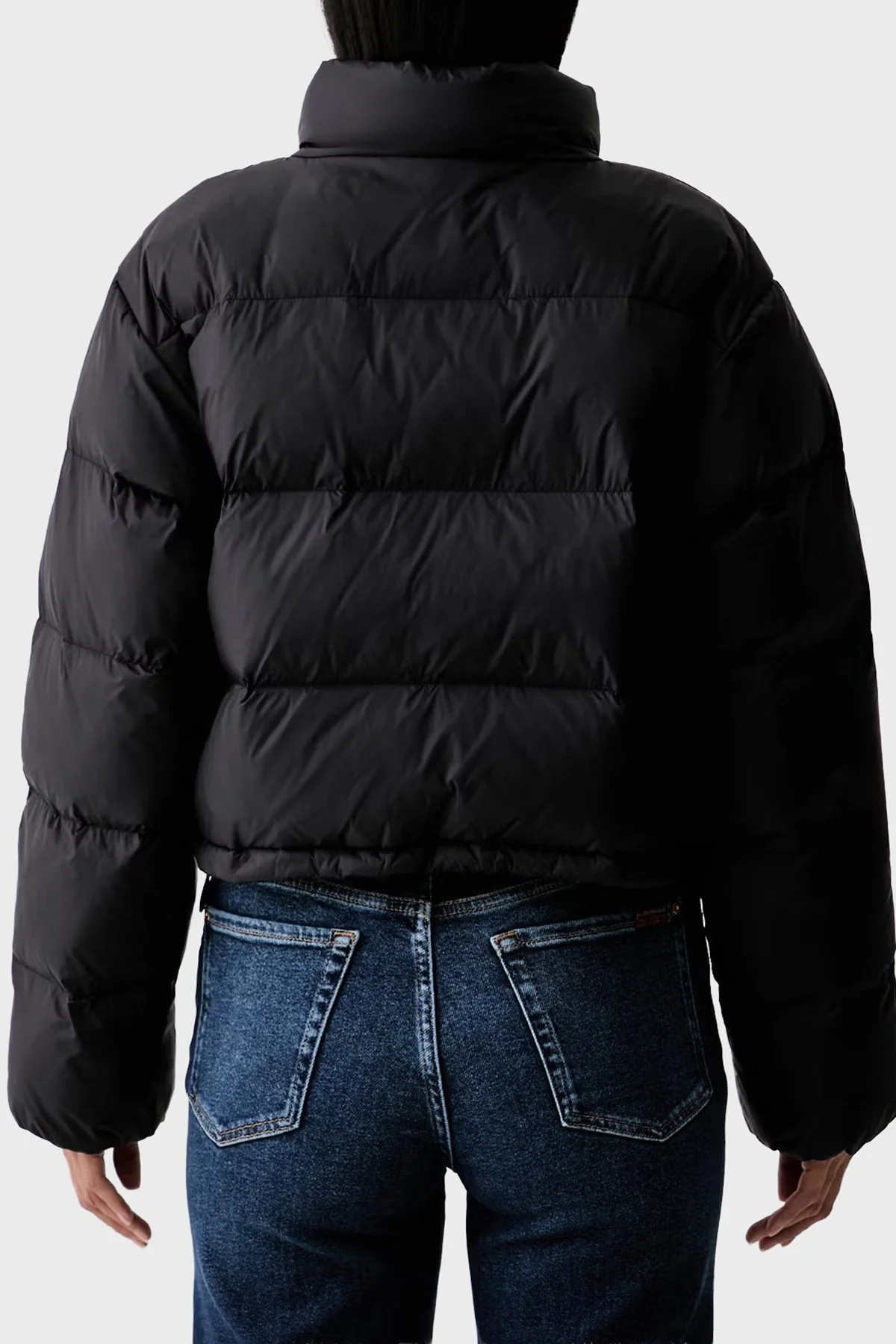 Calvin Klein Kapitoneli Su İtici Dik Yaka Şişme LV047H503GUB1 Kadın Mont LV047H503G UB1 Siyah - 3