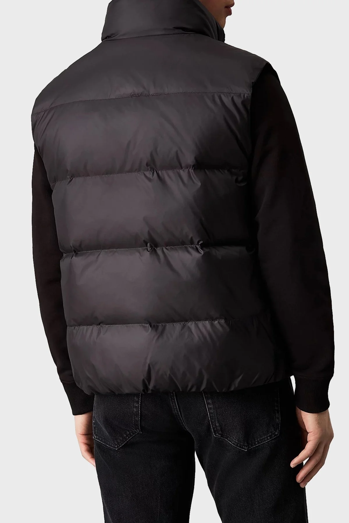 Calvin Klein Kapitoneli Su İtici Kuş Tüyü Dolgulu Dik Yaka Şişme J30J325901BEH Erkek Yelek J30J325901 BEH SİYAH - 2