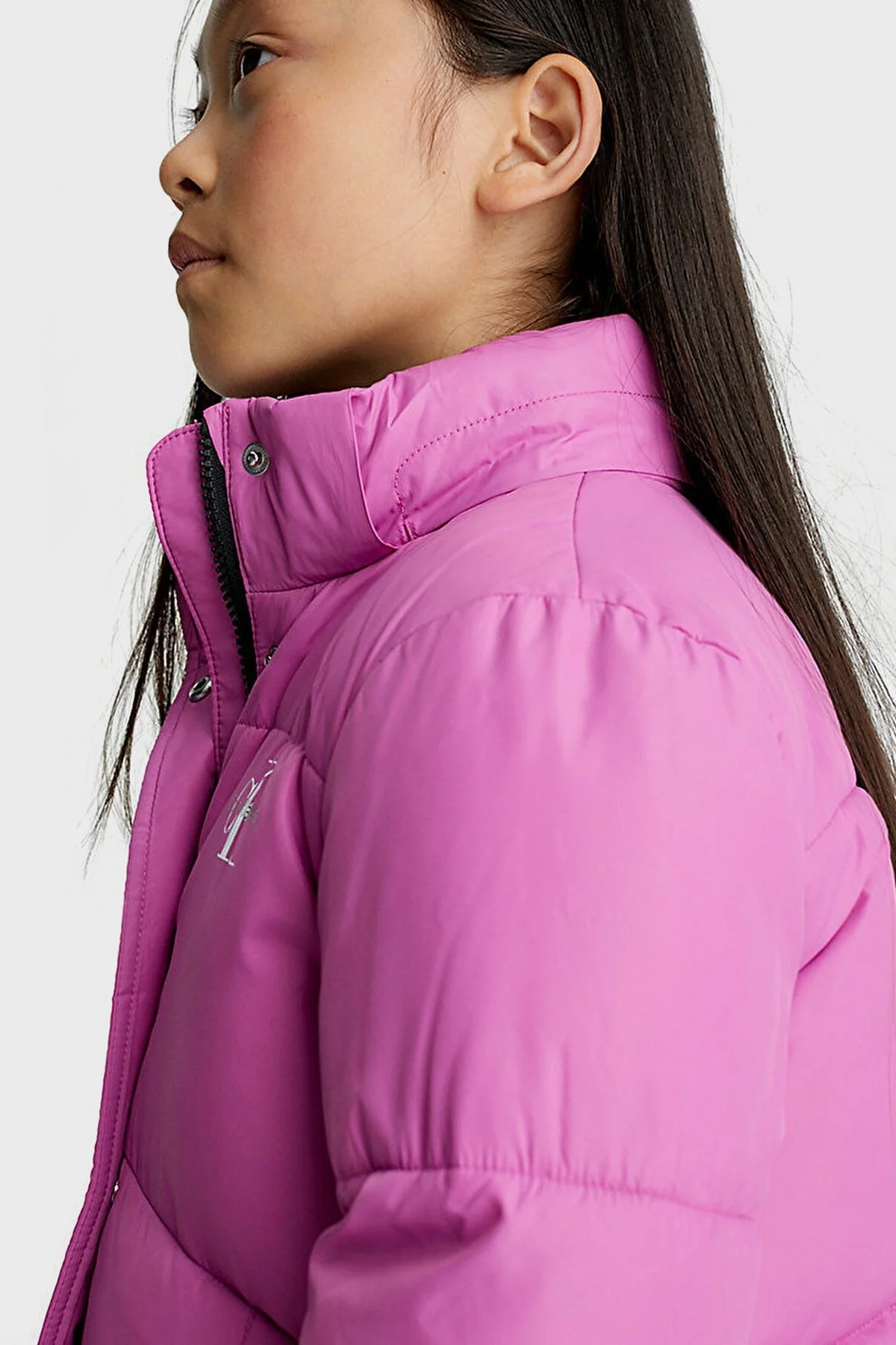 Calvin Klein Kız Çocuk Regular Fit Çıkarılabilir Kapüşonlu Şişme IG0IG02059VTA Mont IG0IG02059 VTA PEMBE - 3