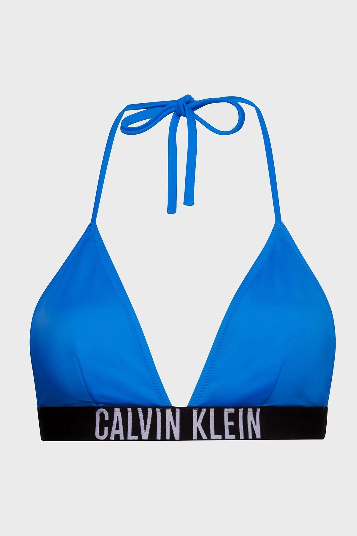 Calvin Klein Logo Bantlı Çıkarılabilir Dolgulu Üçgen KW0KW01963C4X Bayan Bikini Üstü KW0KW01963 C4X SAKS - 1