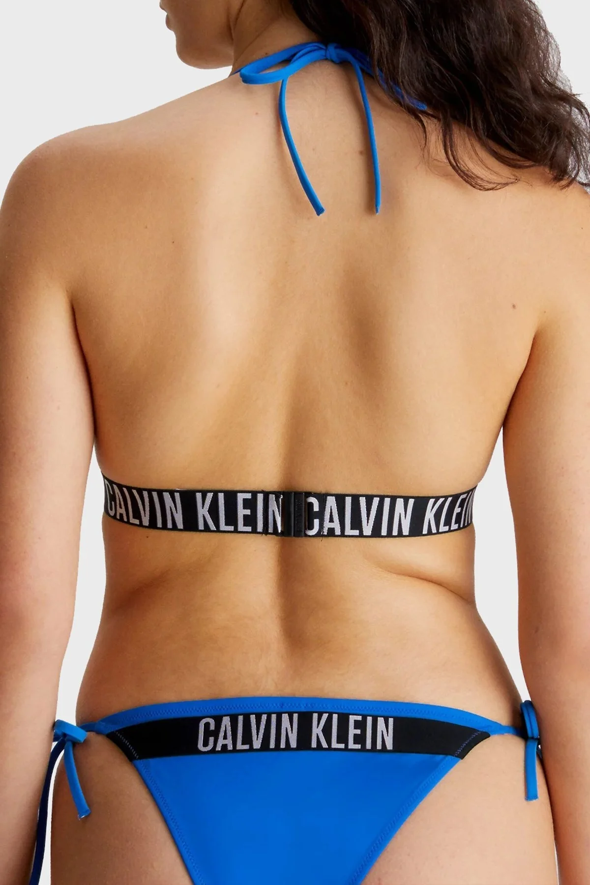 Calvin Klein Logo Bantlı Çıkarılabilir Dolgulu Üçgen KW0KW01963C4X Bayan Bikini Üstü KW0KW01963 C4X SAKS - 3