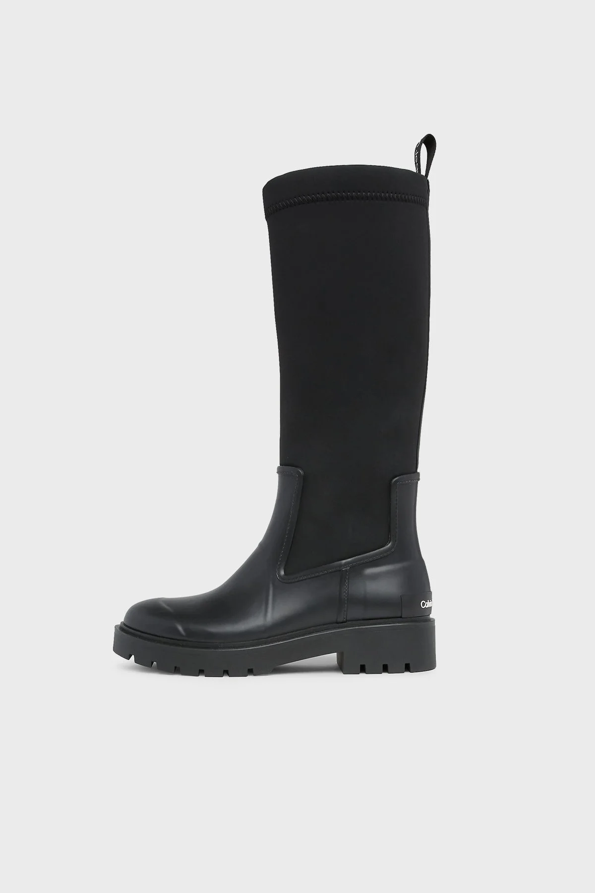 Calvin Klein Logo Bantlı Fermuarlı Uzun YW0YW00838BDS Bayan Çizme YW0YW00838 BDS SİYAH - 3