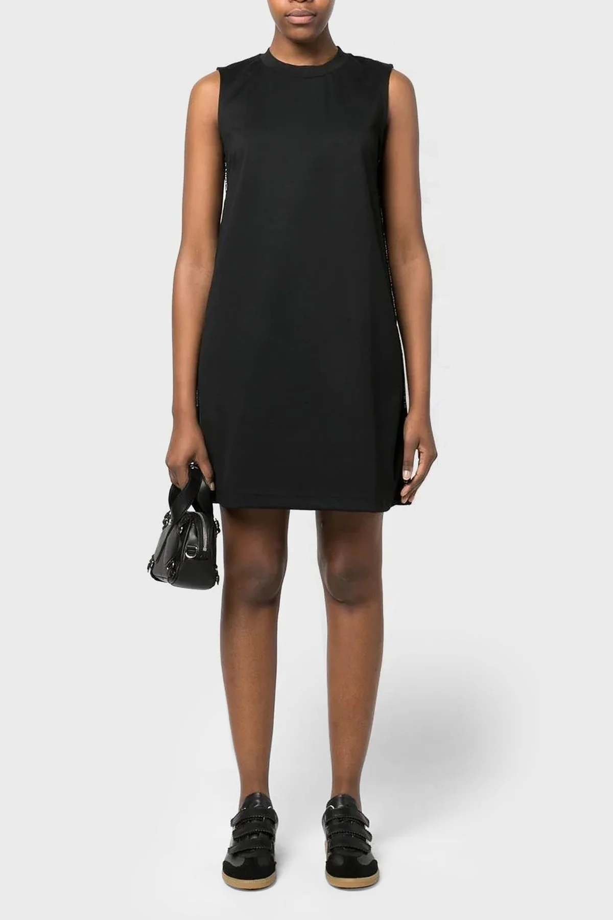 Calvin Klein Logo Bantlı Rahat Kesim Mini J20J220758BEH Bayan Elbise J20J220758 BEH SİYAH - 1