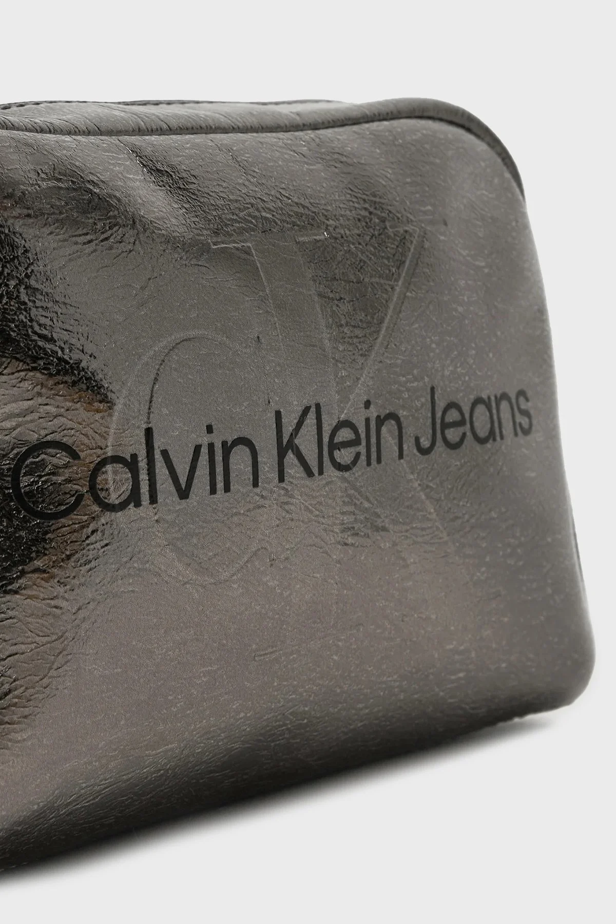 Calvin Klein Logo Baskılı Ayarlabilir Askılı Metalik K60K612731ADA Bayan Çanta K60K612731 ADA METAL - 4