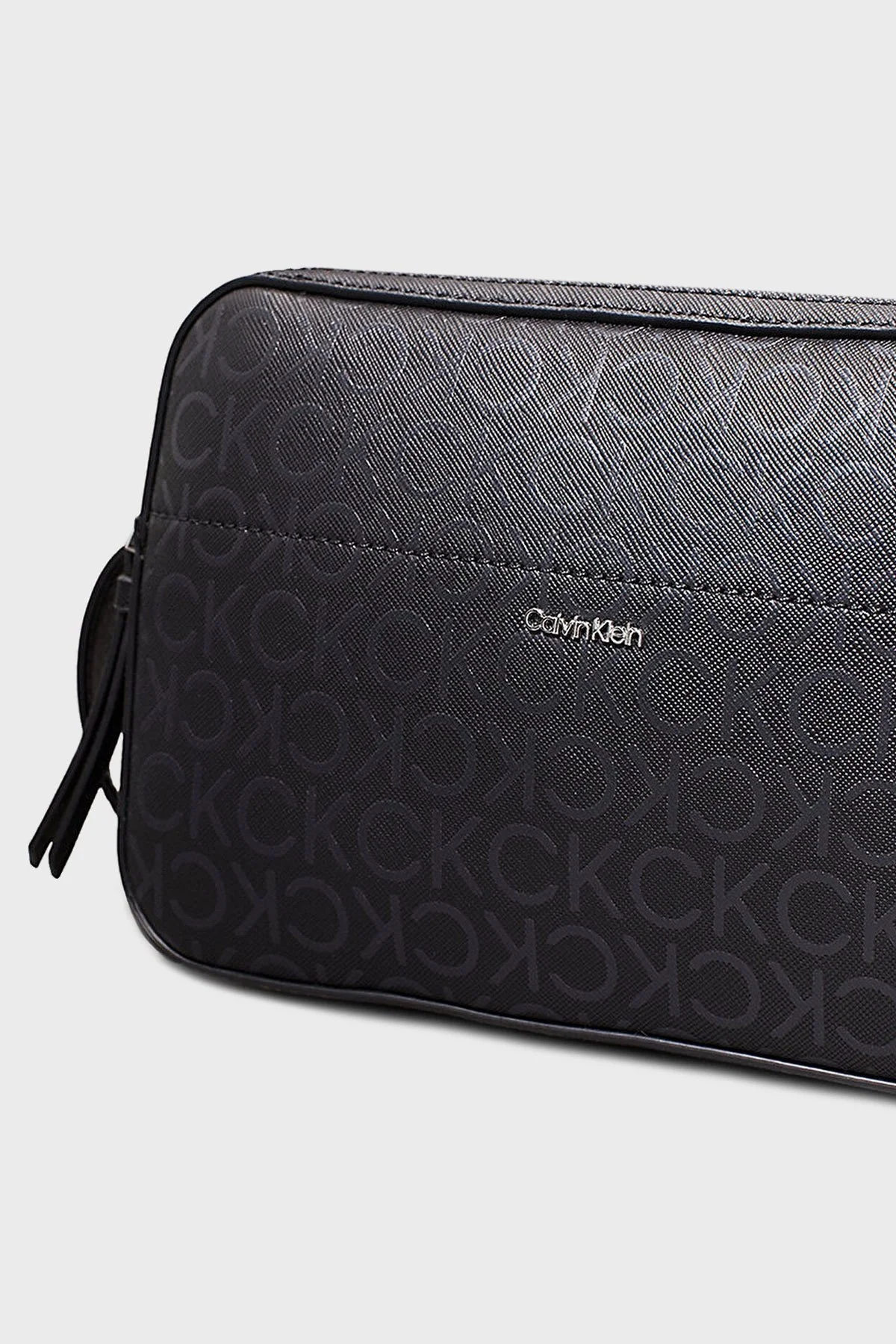 Calvin Klein Logo Baskılı Ayarlanabilir Askılı K60K6125660GM Bayan Çanta K60K612566 0GM SİYAH - 10