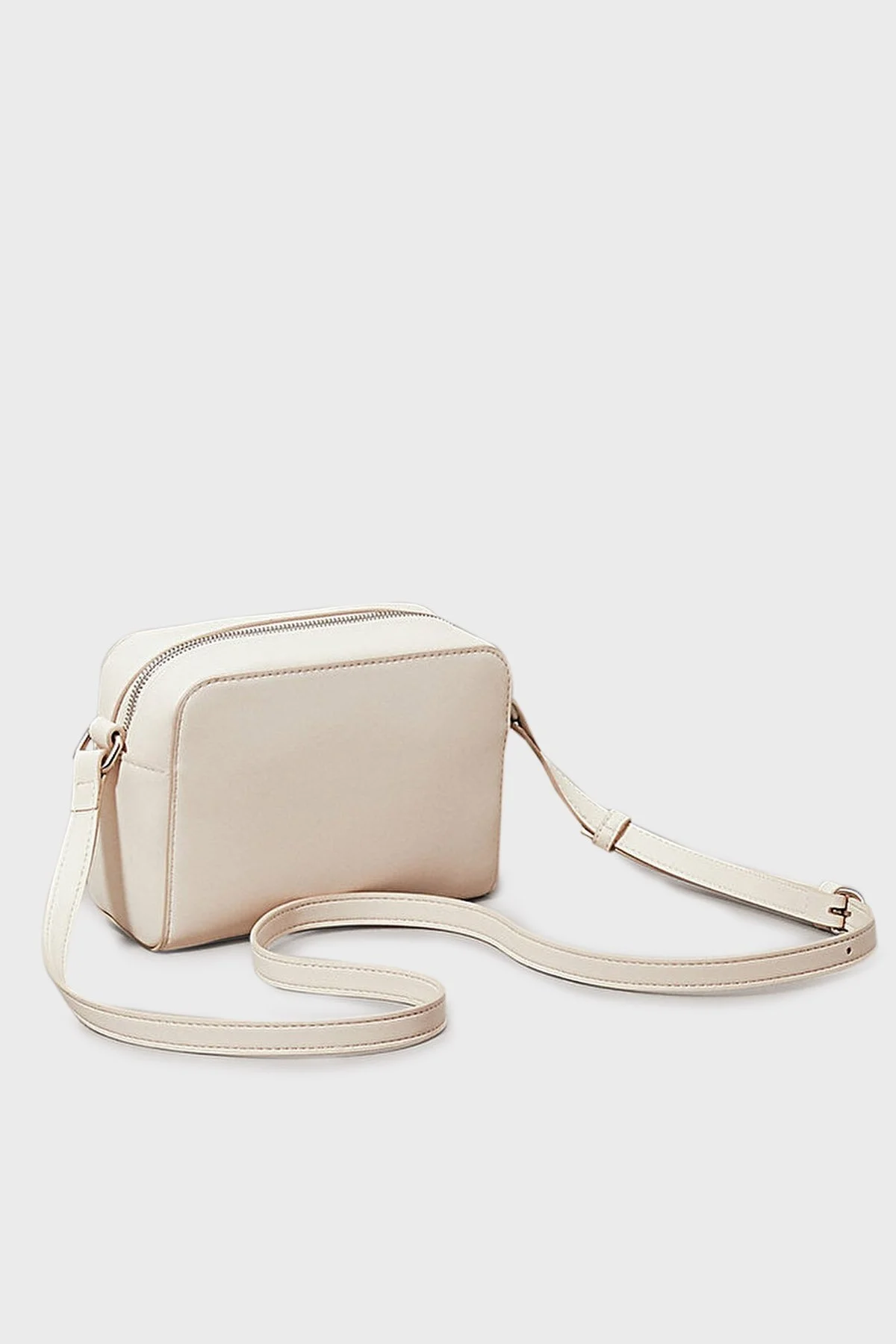 Calvin Klein Logo Baskılı Ayarlanabilir Askılı K60K612726PCJ Bayan Çanta K60K612726 PCJ GRİ - 6