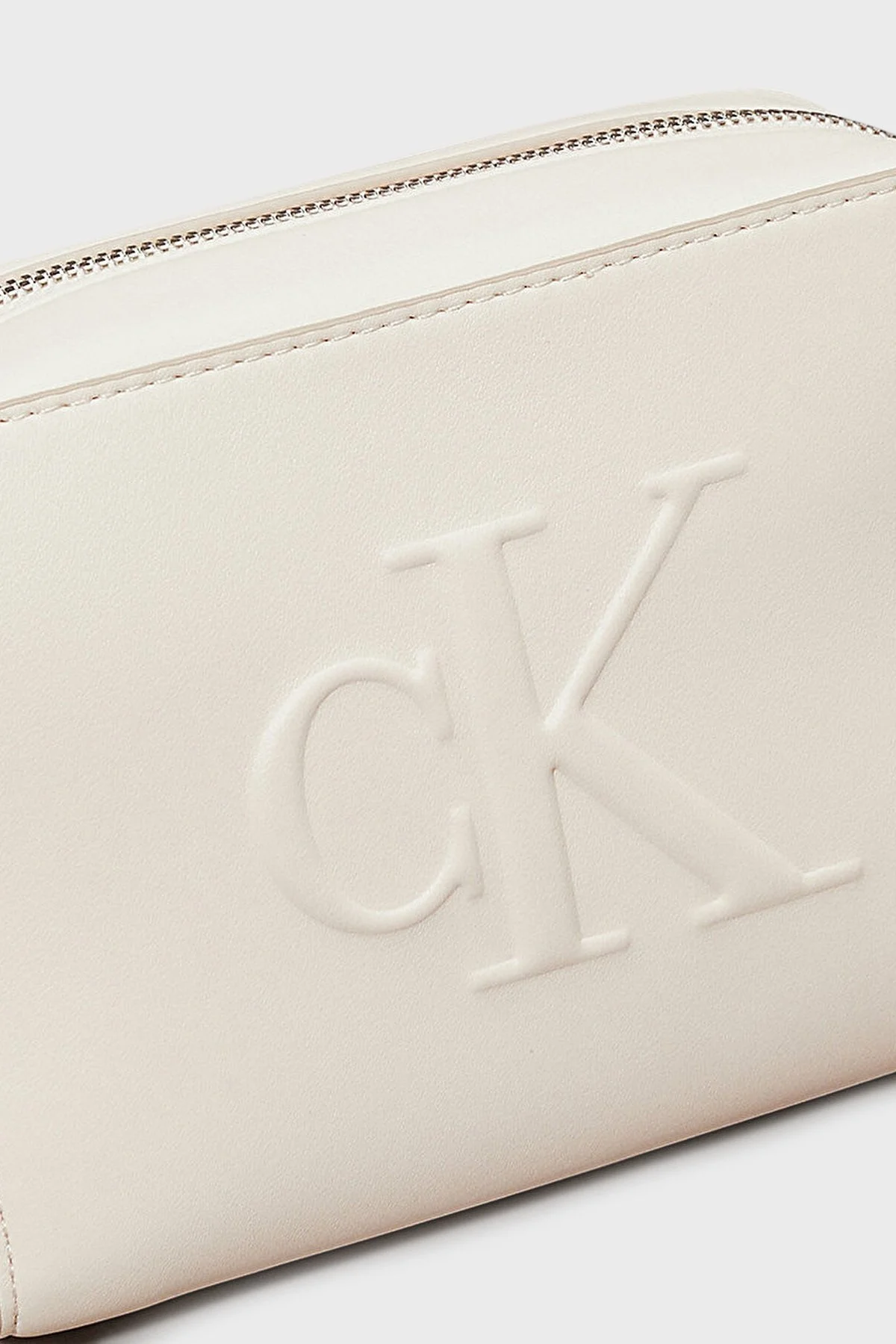 Calvin Klein Logo Baskılı Ayarlanabilir Askılı K60K612726PCJ Bayan Çanta K60K612726 PCJ GRİ - 8