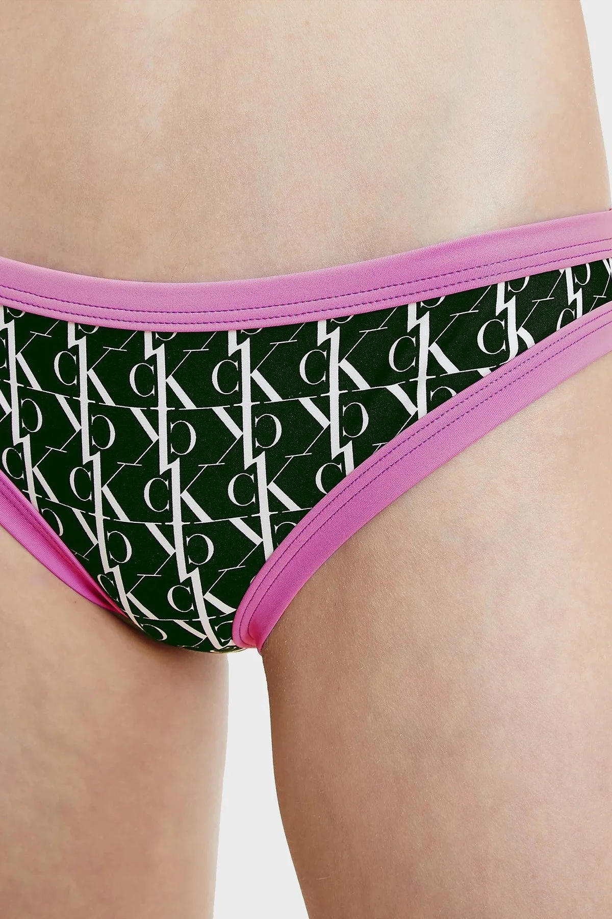 Calvin Klein Logo Baskılı Bayan Bikini Altı KW0KW01703 0GJ SİYAH - 4