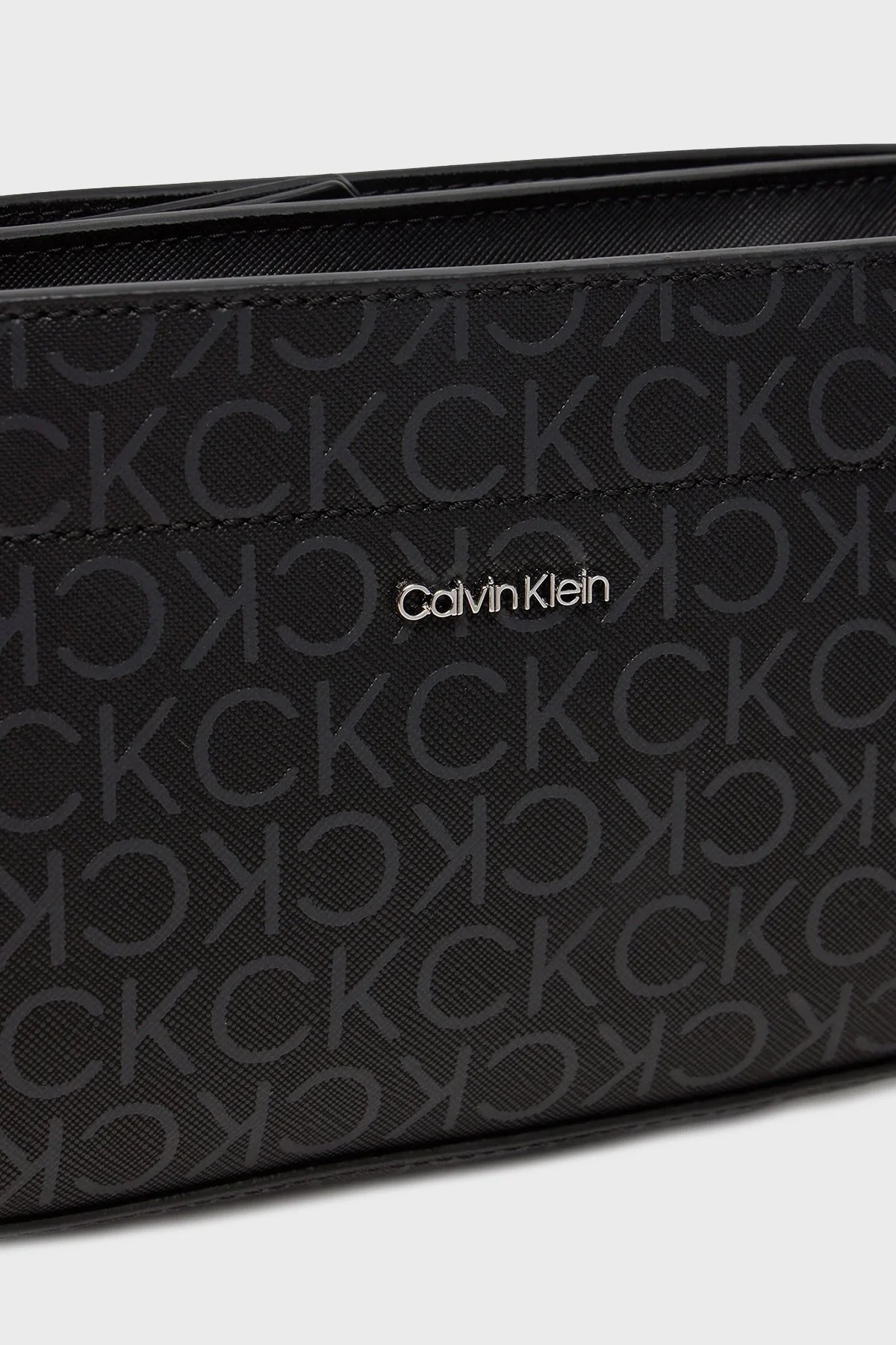 Calvin Klein Logo Baskılı Çıkarılabilir Askılı K60K6125780GM Bayan Çanta K60K612578 0GM SİYAH - 10