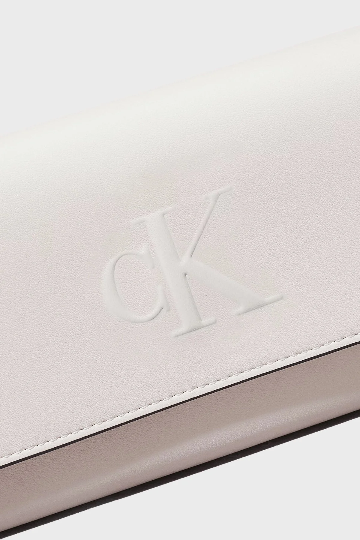 Calvin Klein Logo Baskılı Çıkarılabilir Askılı K60K612742PCJ Bayan Cüzdan K60K612742 PCJ GRİ - 5
