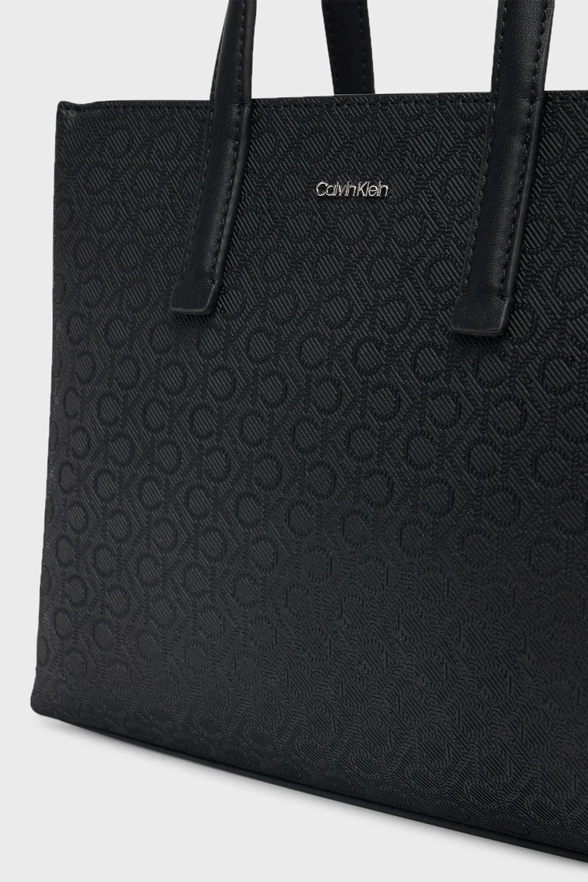 Calvin Klein Logo Baskılı Çıkarılabilir Askılı K60K613023BEH Bayan Çanta K60K613023 BEH SİYAH - 10