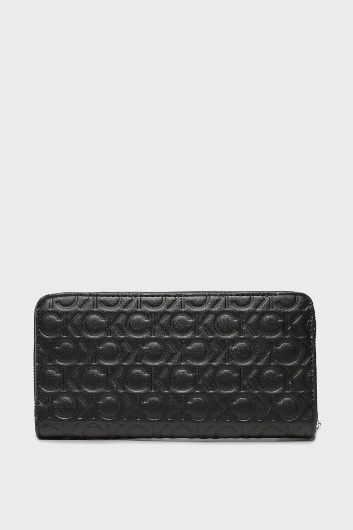 Calvin Klein Logo Baskılı Fermuarlı Çok Bölmeli Bayan Cüzdan K60K610253 BAX SİYAH - 2