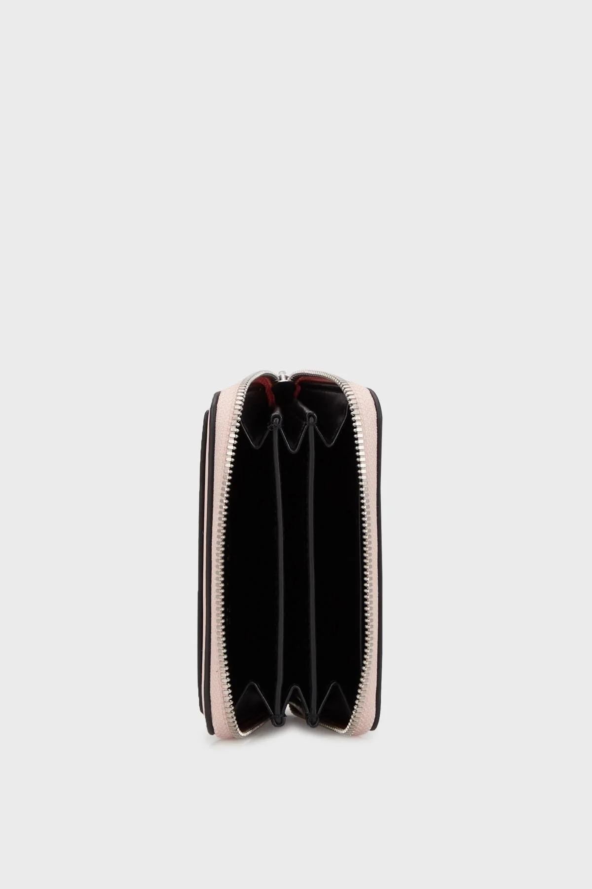 Calvin Klein Logo Baskılı Fermuarlı K60K607229TFT Bayan Cüzdan K60K607229 TFT PUDRA - 4