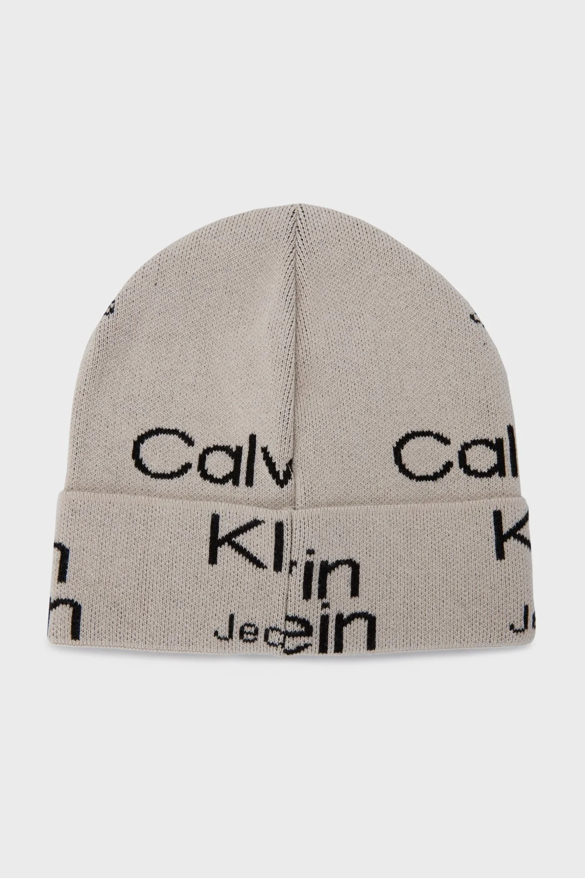Calvin Klein Logo Baskılı Pamuklu Erkek Bere K50K509900 0F4 BEJ - 2