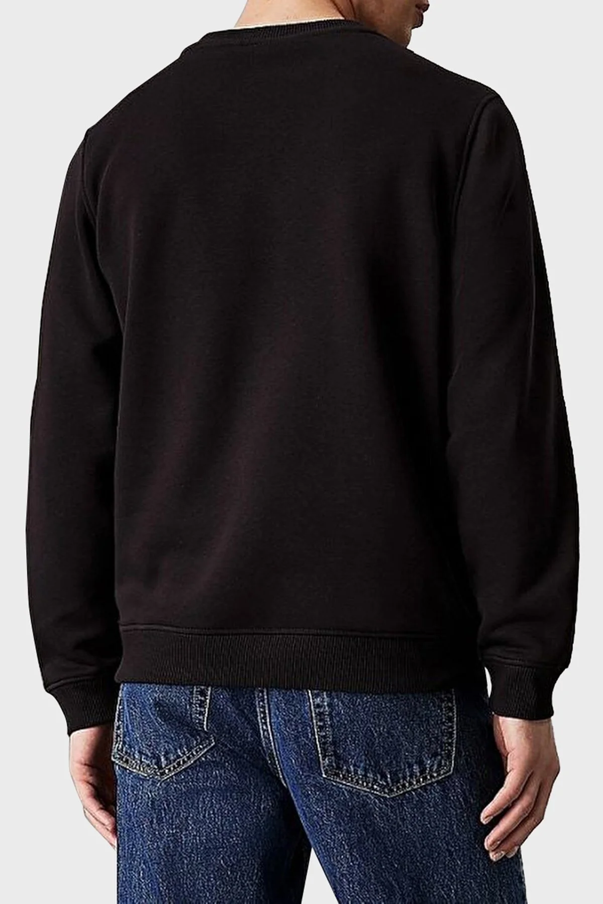 Calvin Klein Logo Baskılı Pamuklu Regular Fit Bisiklet Yaka J30J3256300GM Erkek Sweat J30J325630 0GM SİYAH - 6