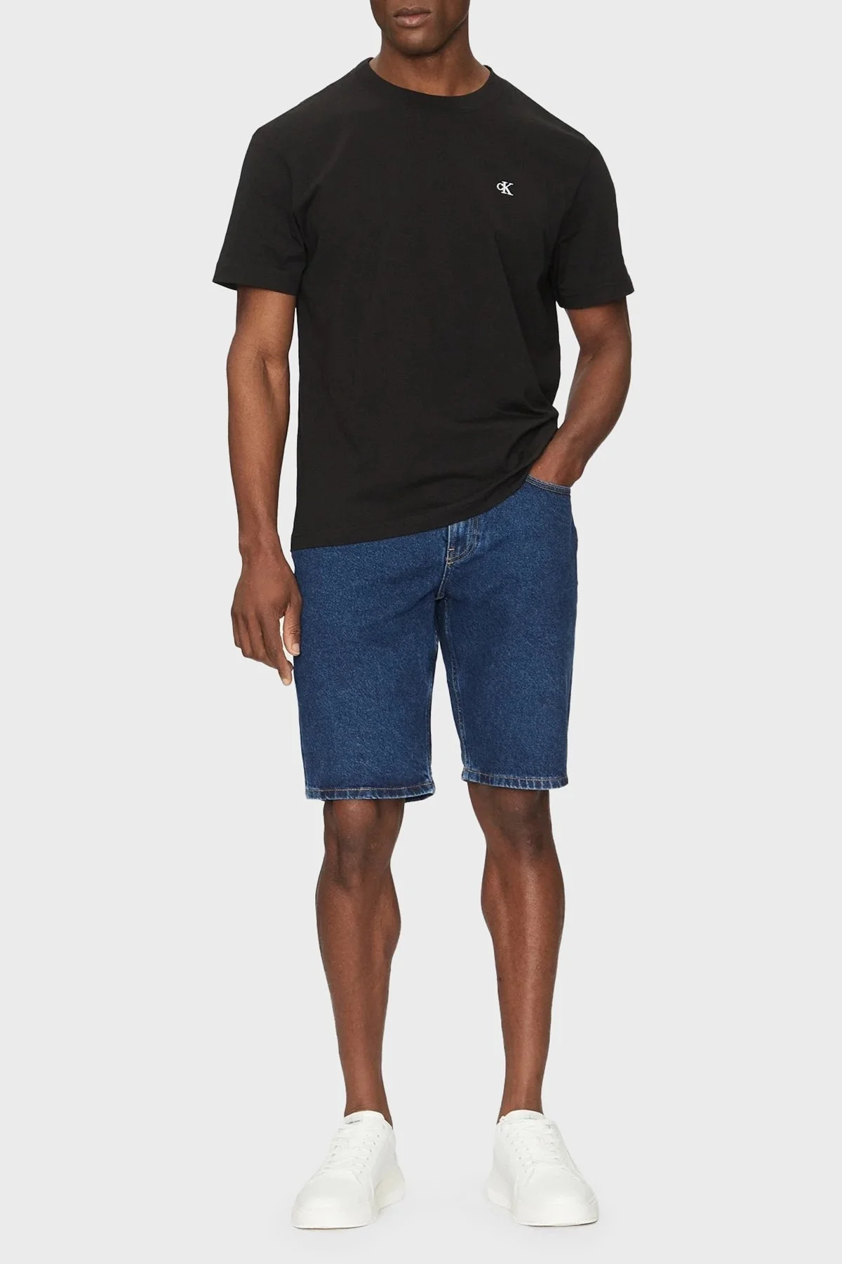 Calvin Klein Logo Baskılı Pamuklu Regular Fit Bisiklet Yaka J30J327473BEH Erkek T Shirt J30J327473 BEH SİYAH - 2