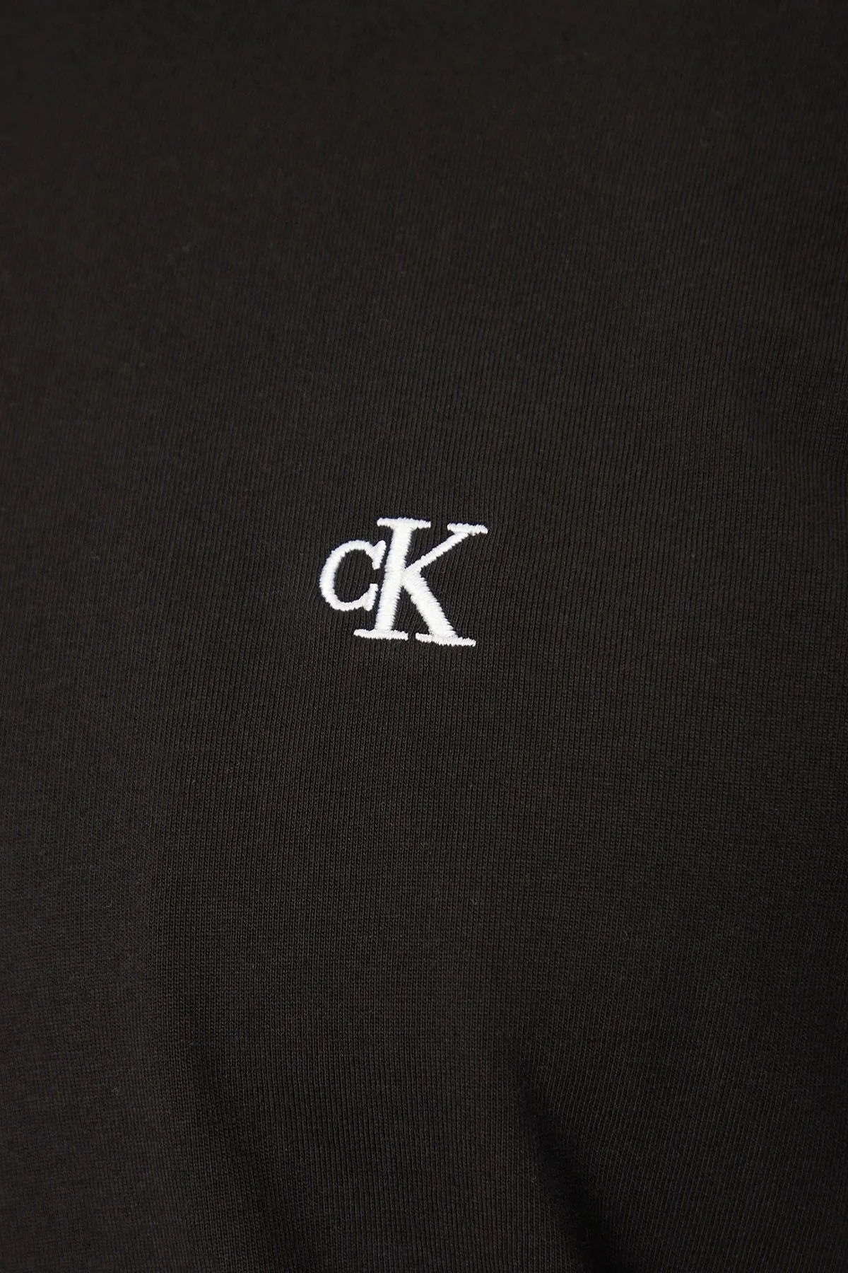 Calvin Klein Logo Baskılı Pamuklu Regular Fit Bisiklet Yaka J30J327473BEH Erkek T Shirt J30J327473 BEH SİYAH - 5