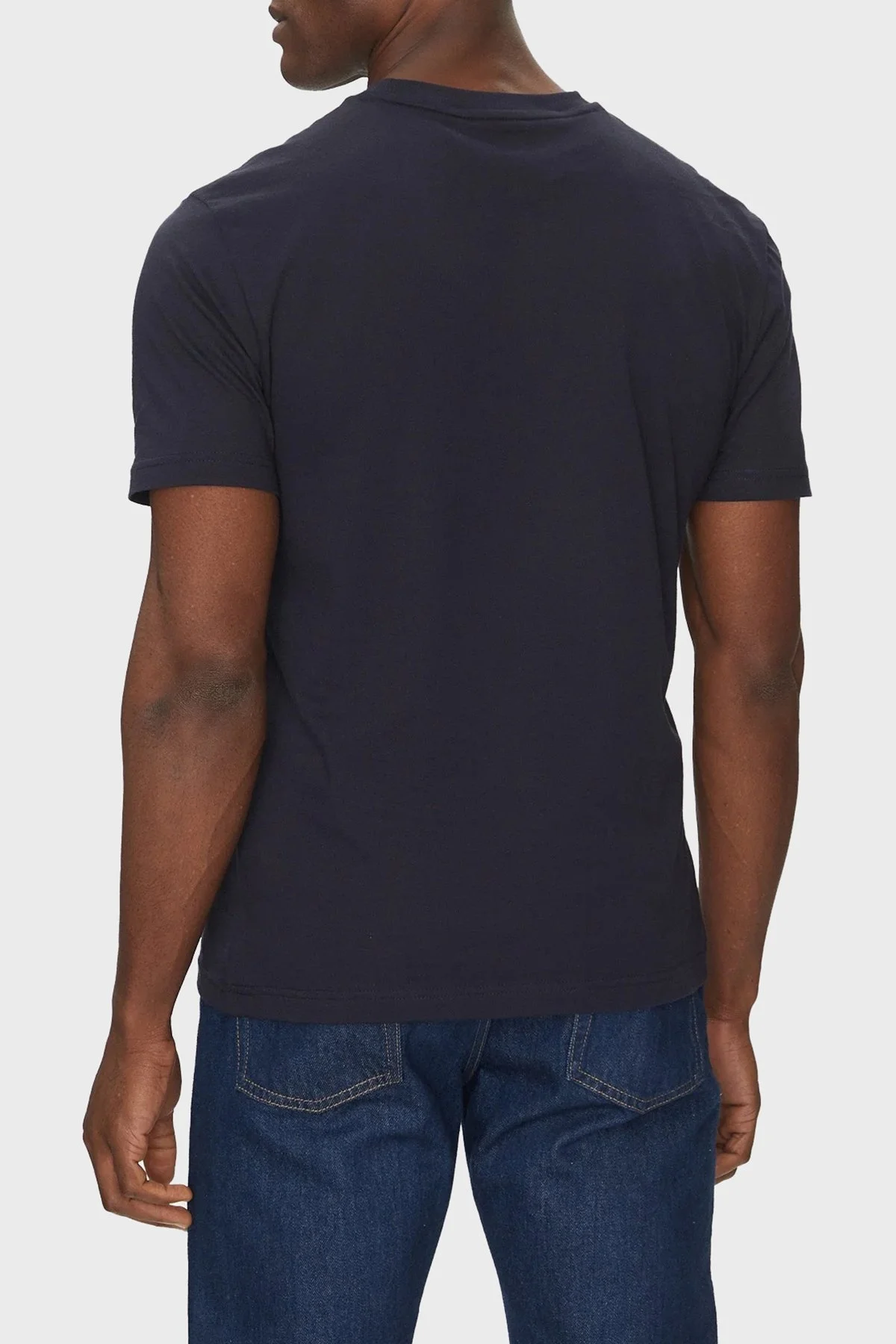 Calvin Klein Logo Baskılı Pamuklu Regular Fit Bisiklet Yaka K10K114149CEF Erkek T Shirt K10K114149 CEF LACİVERT - 8