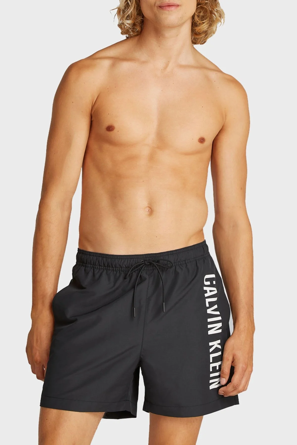 Calvin Klein Logo Baskılı Regular Fit Lastikli Bel KM0KM01092BEH Erkek Mayo Short KM0KM01092 BEH SİYAH - 6