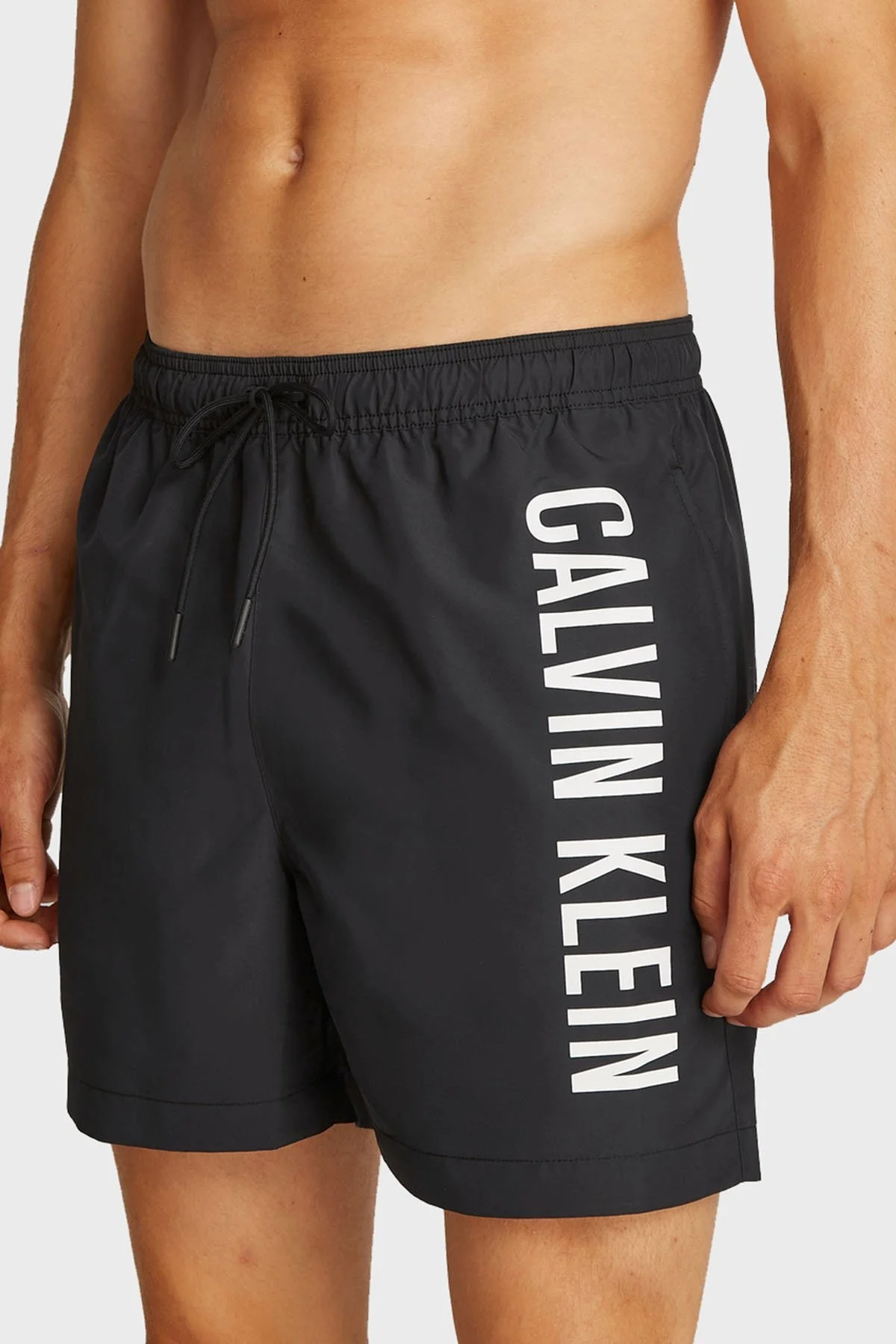 Calvin Klein Logo Baskılı Regular Fit Lastikli Bel KM0KM01092BEH Erkek Mayo Short KM0KM01092 BEH SİYAH - 8