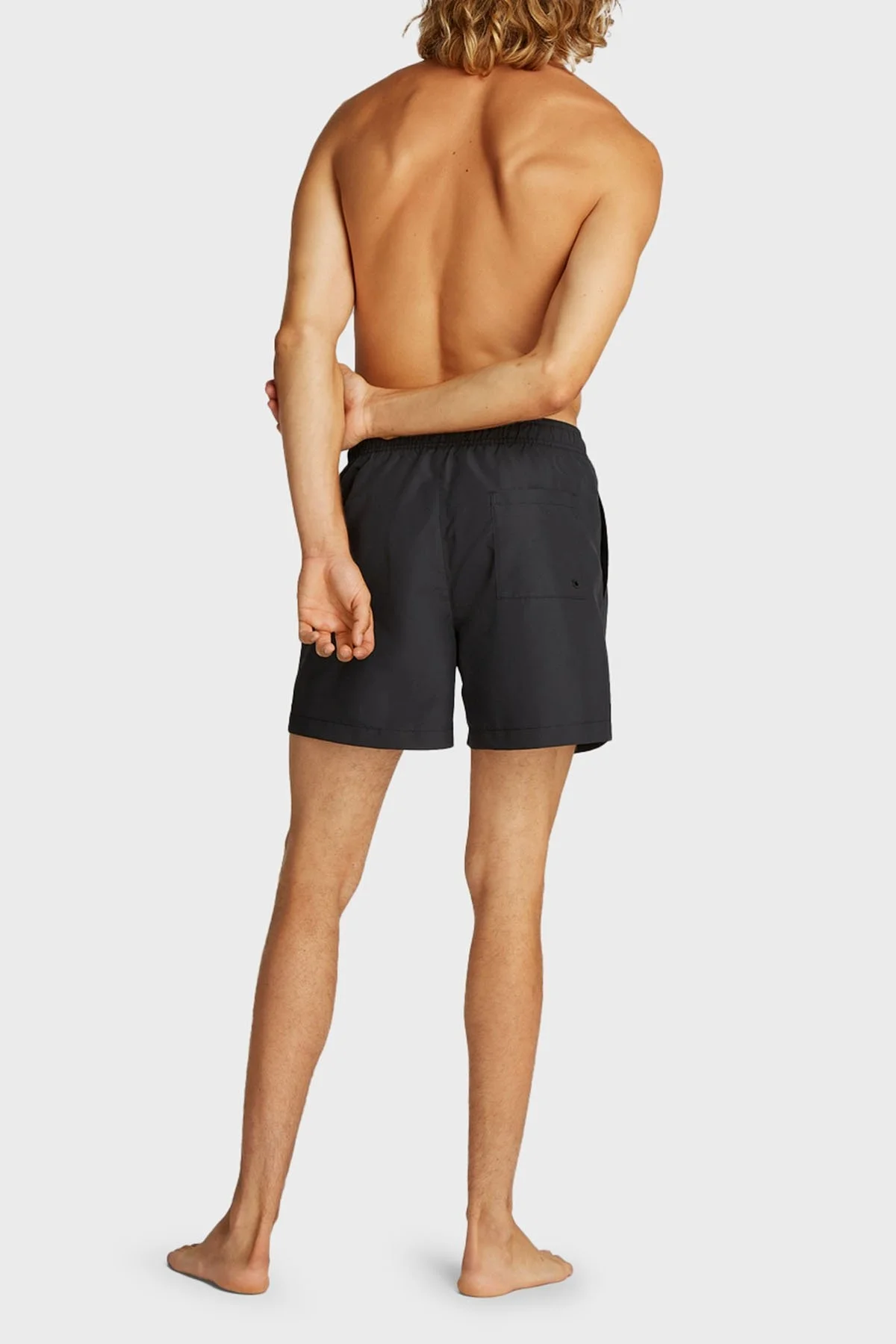 Calvin Klein Logo Baskılı Regular Fit Lastikli Bel KM0KM01092BEH Erkek Mayo Short KM0KM01092 BEH SİYAH - 9