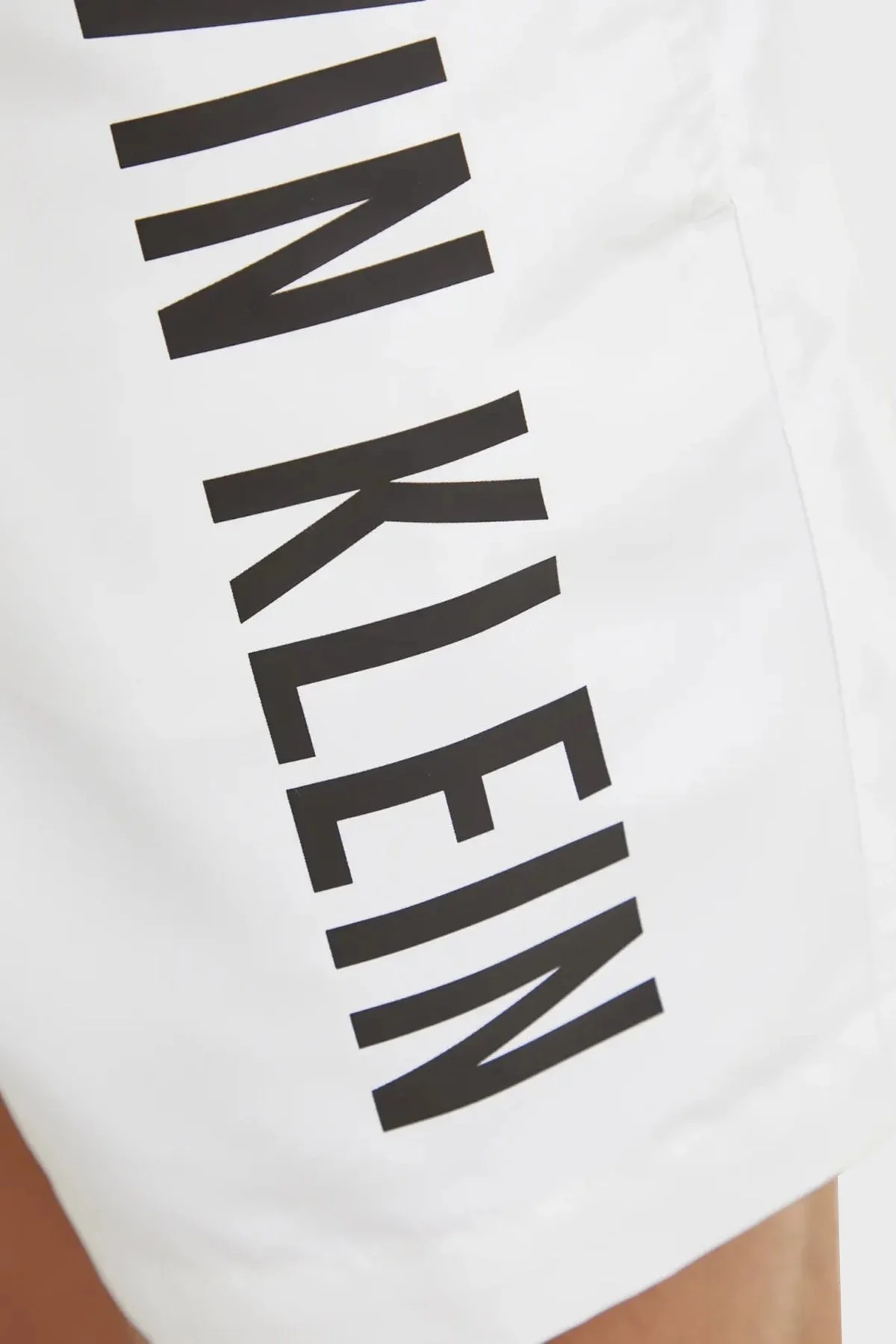 Calvin Klein Logo Baskılı Regular Fit Lastikli Bel KM0KM01092YCD Erkek Mayo Short KM0KM01092 YCD BEYAZ - 8