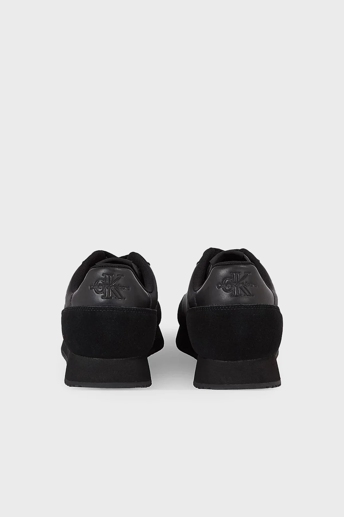 Calvin Klein Logo Baskılı Süet Kaplamalı Sneaker YM0YM007460GT Erkek Ayakkabı YM0YM00746 0GT SİYAH - 4