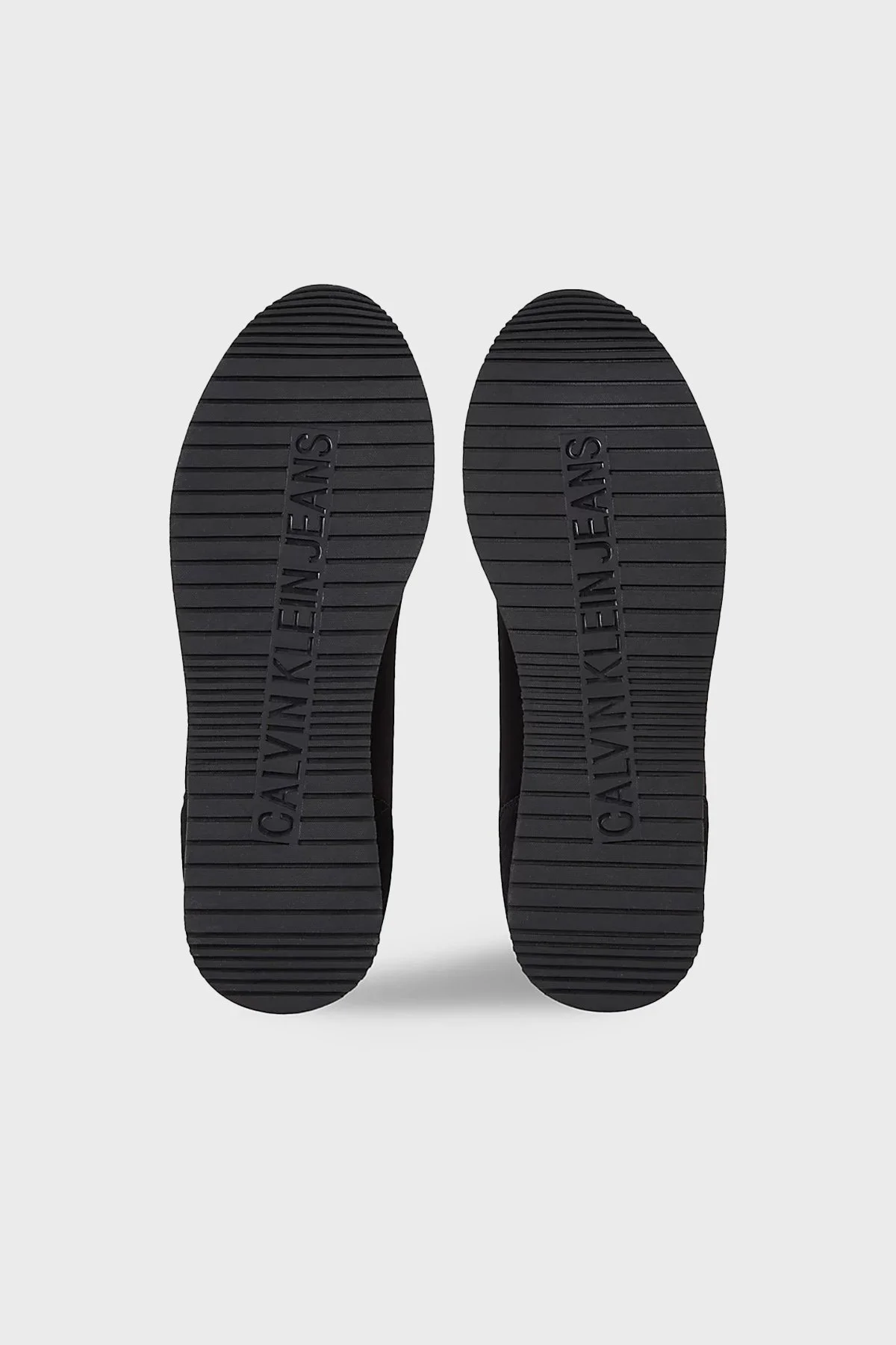 Calvin Klein Logo Baskılı Süet Kaplamalı Sneaker YM0YM007460GT Erkek Ayakkabı YM0YM00746 0GT SİYAH - 6