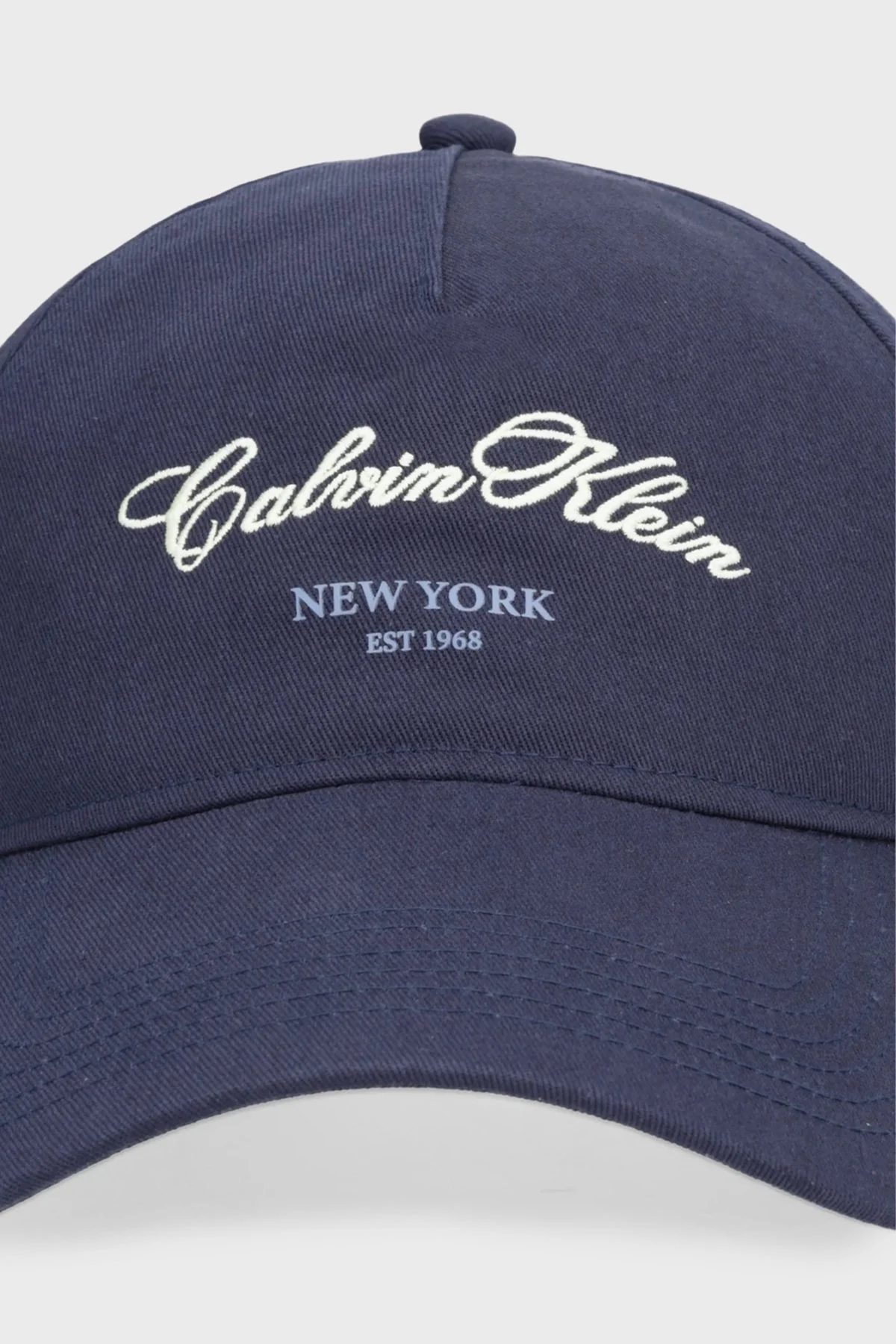 Calvin Klein Logo Detaylı % 100 Pamuk LV04F5085GVEK Bayan Şapka LV04F5085G VEK LACİVERT - 3