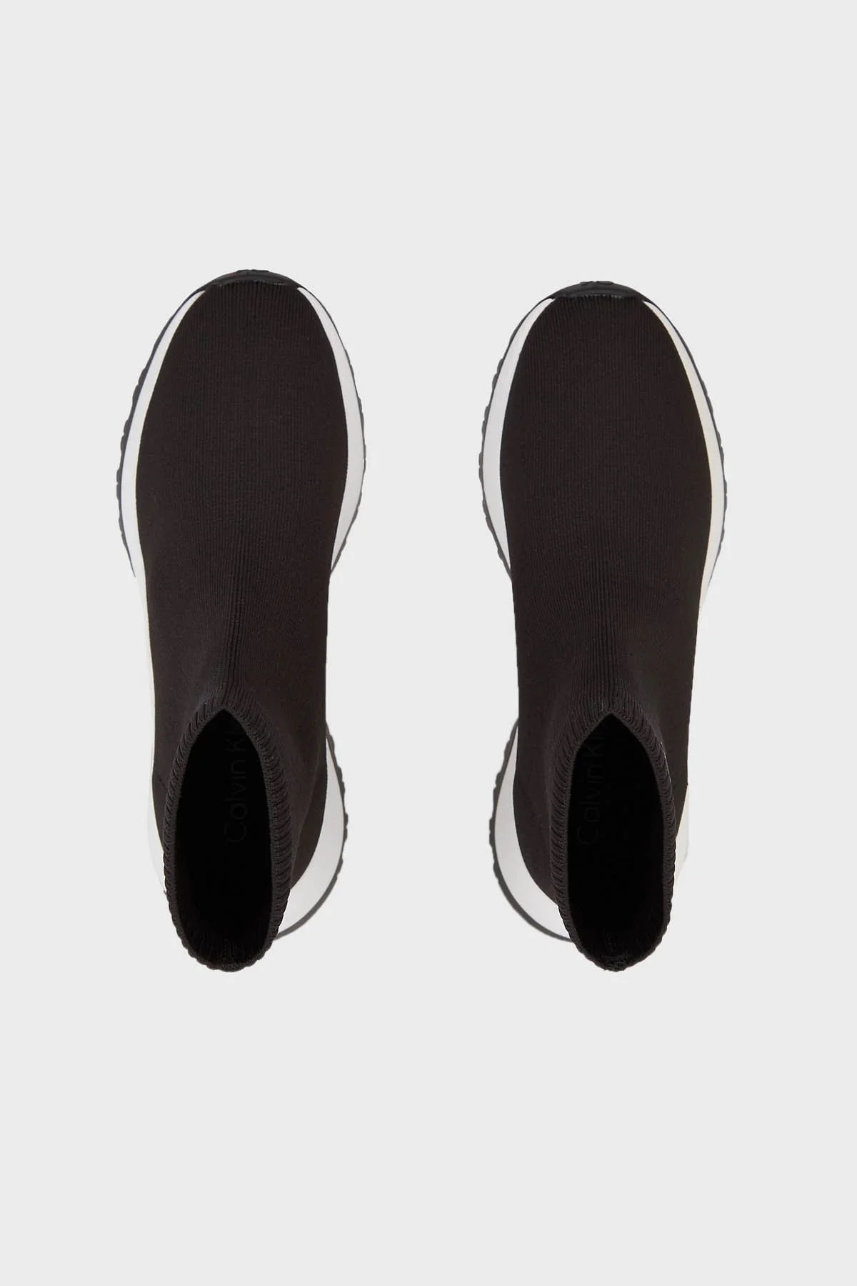 Calvin Klein Logo Detaylı Çorap Stili Bilekli HW0HW01641BEH Bayan Ayakkabı HW0HW01641 BEH SİYAH - 4