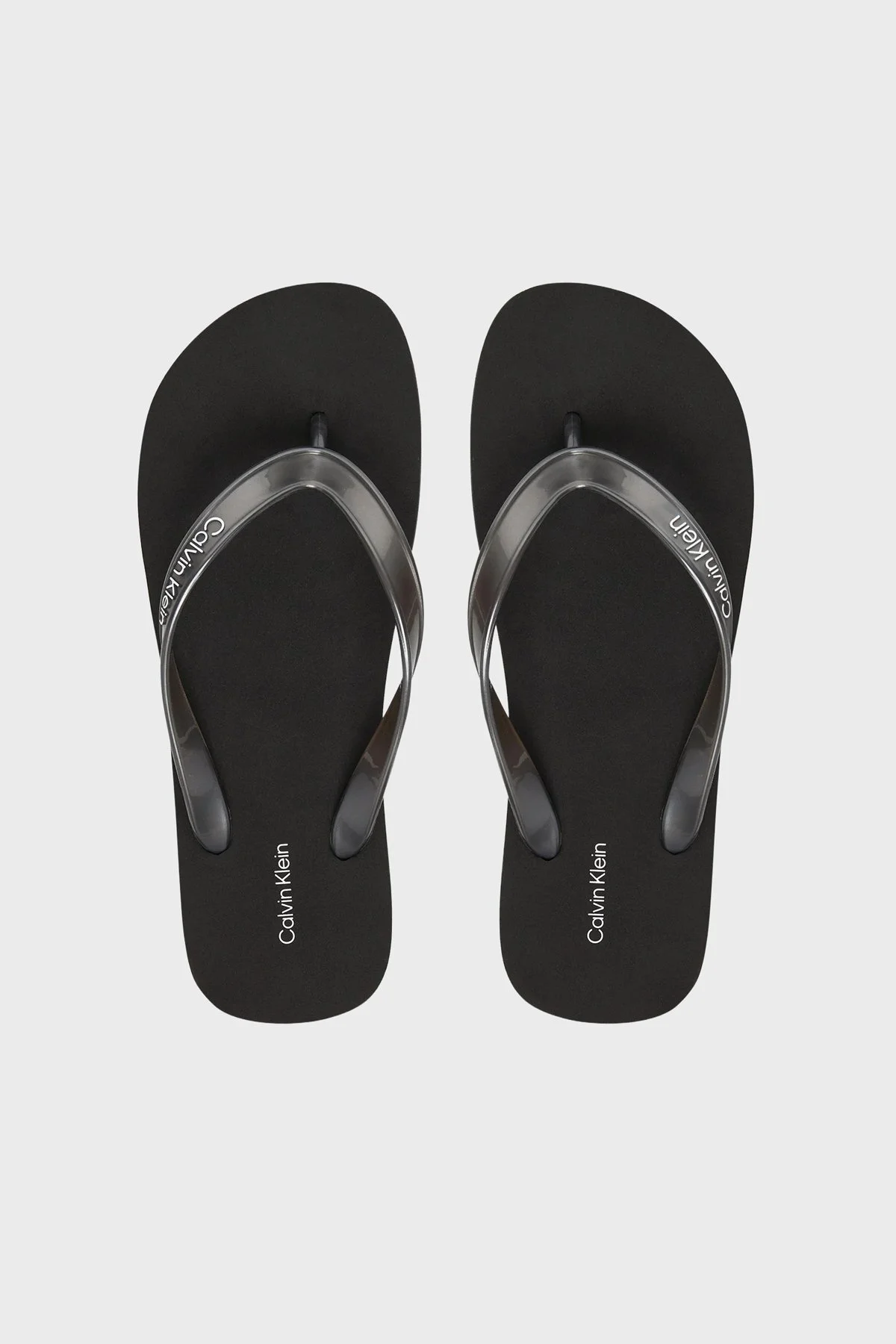 Calvin Klein Logo Detaylı Parmak Arası Kadın Terlik HW0HW03120 0GJ SİYAH - 3