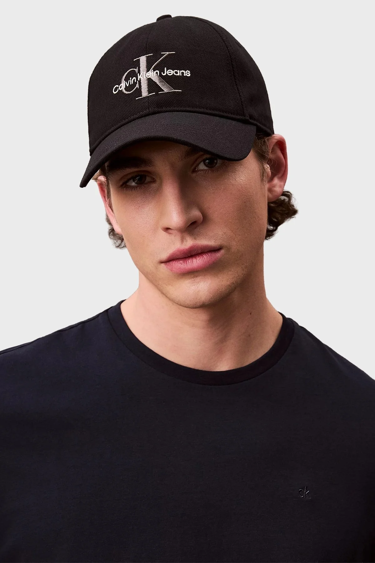 Calvin Klein Logo İşlemeli % 100 Pamuk LV04G5004GUB1 Erkek Şapka LV04G5004G UB1 SİYAH - 2