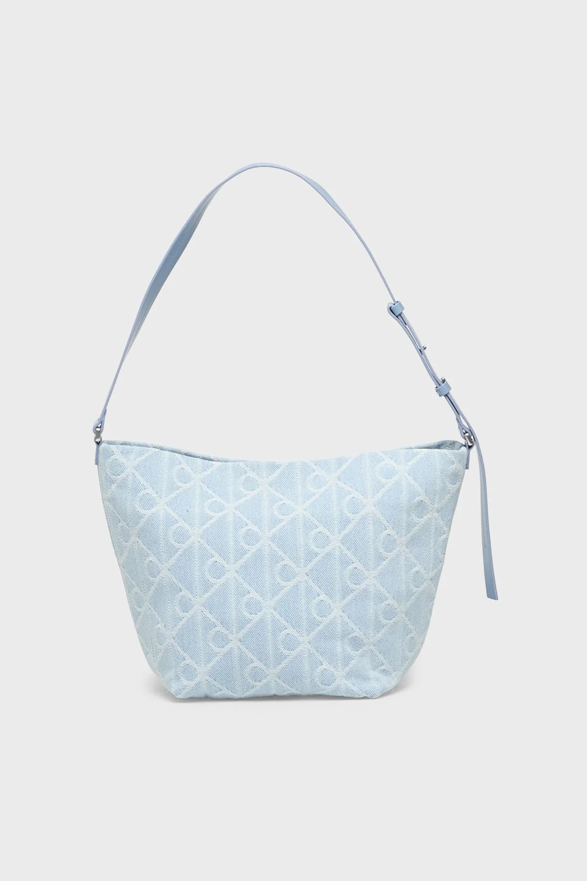 Calvin Klein Logo Nakışlı Ayarlanabilir Askılı LV04F3432GYBZ Bayan Çanta LV04F3432G YBZ MAVİ - 1